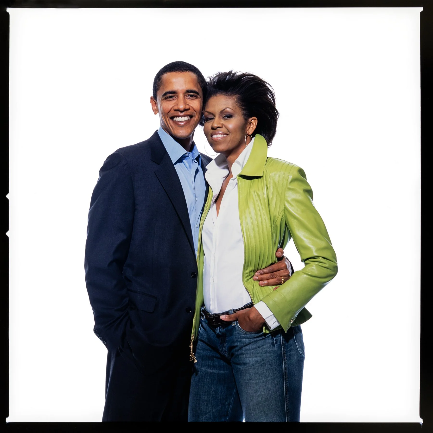 Michelle & Barack Obama 2004