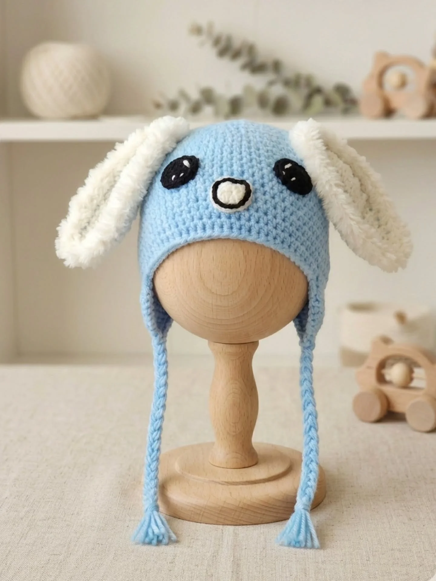 Blue Conejo Beanie is available in my Etsy shop. 💙

Did you see my previous video with the story behind this adorable beanie?
.
..
...
#EliMarieCrafty #blueconejobeanie #crochet #bunnyhat #lovealwayswins