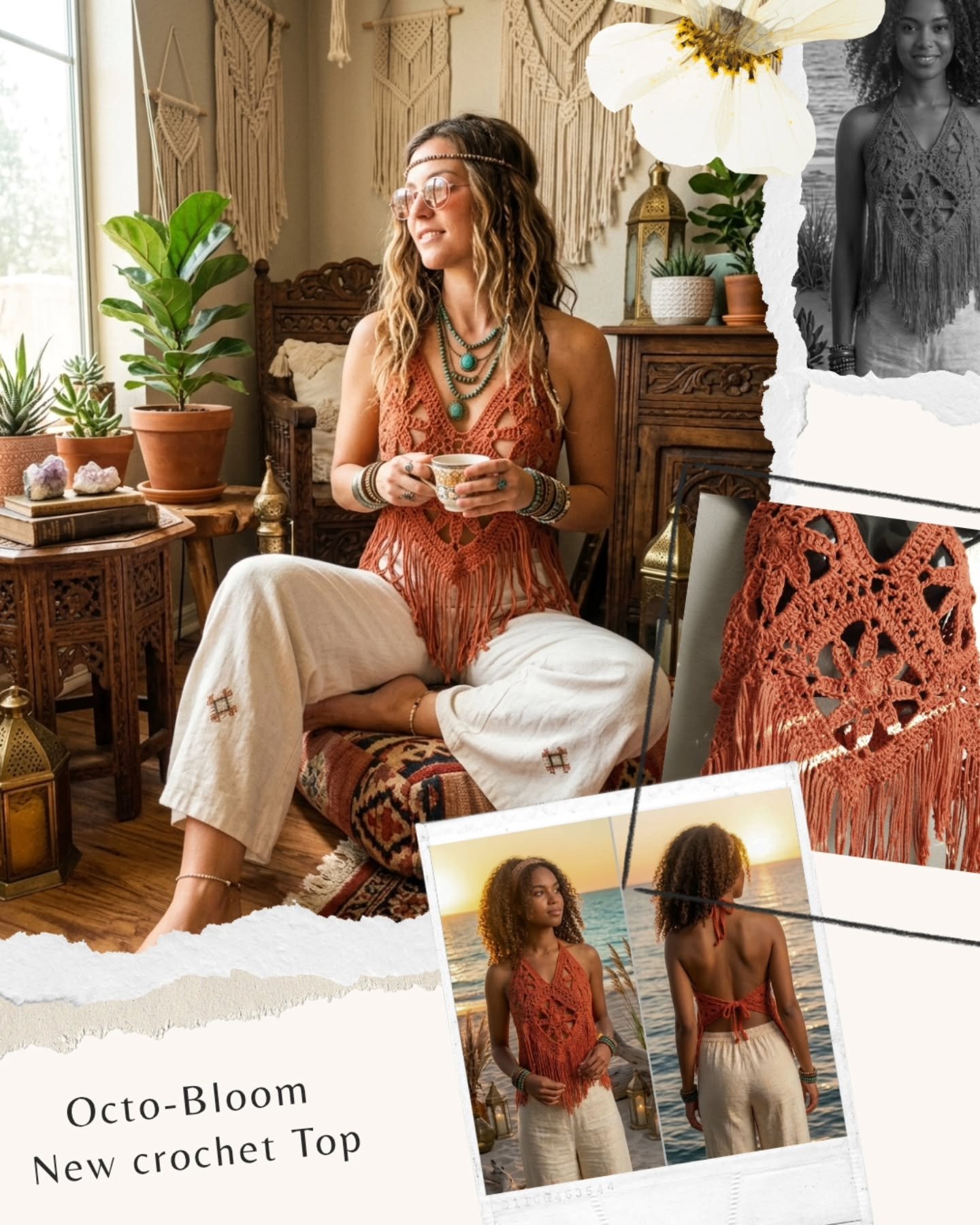 Esta pieza surgi&oacute; de un poncho que no quer&iacute;a terminar (&iexcl;viva la ansiedad creativa! 😂).

Vi este granny ayer por aqu&iacute; (no me acuerdo en qu&eacute; cuenta, pero si la encuentro edito el post para acreditar la p&aacute;gina).