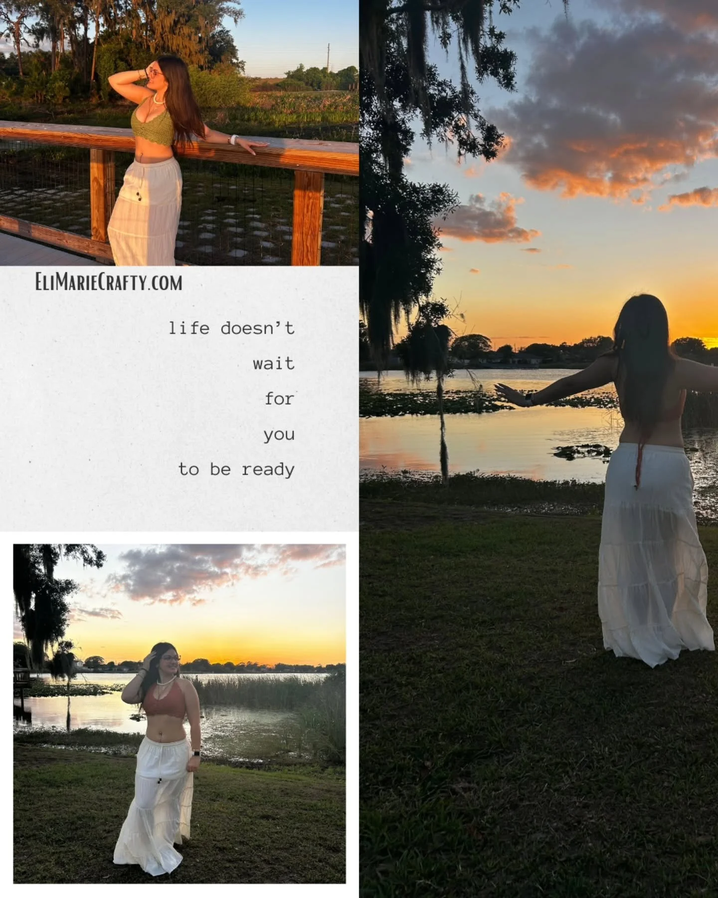 When support comes from the heart, the results are simply magical. ✨

​Ella no es solo la modelo en estas fotos; es la hija de una muy buena amiga que siempre, siempre me est&aacute; apoyando en este sue&ntilde;o llamado EliMarieCrafty. Tenerla posan