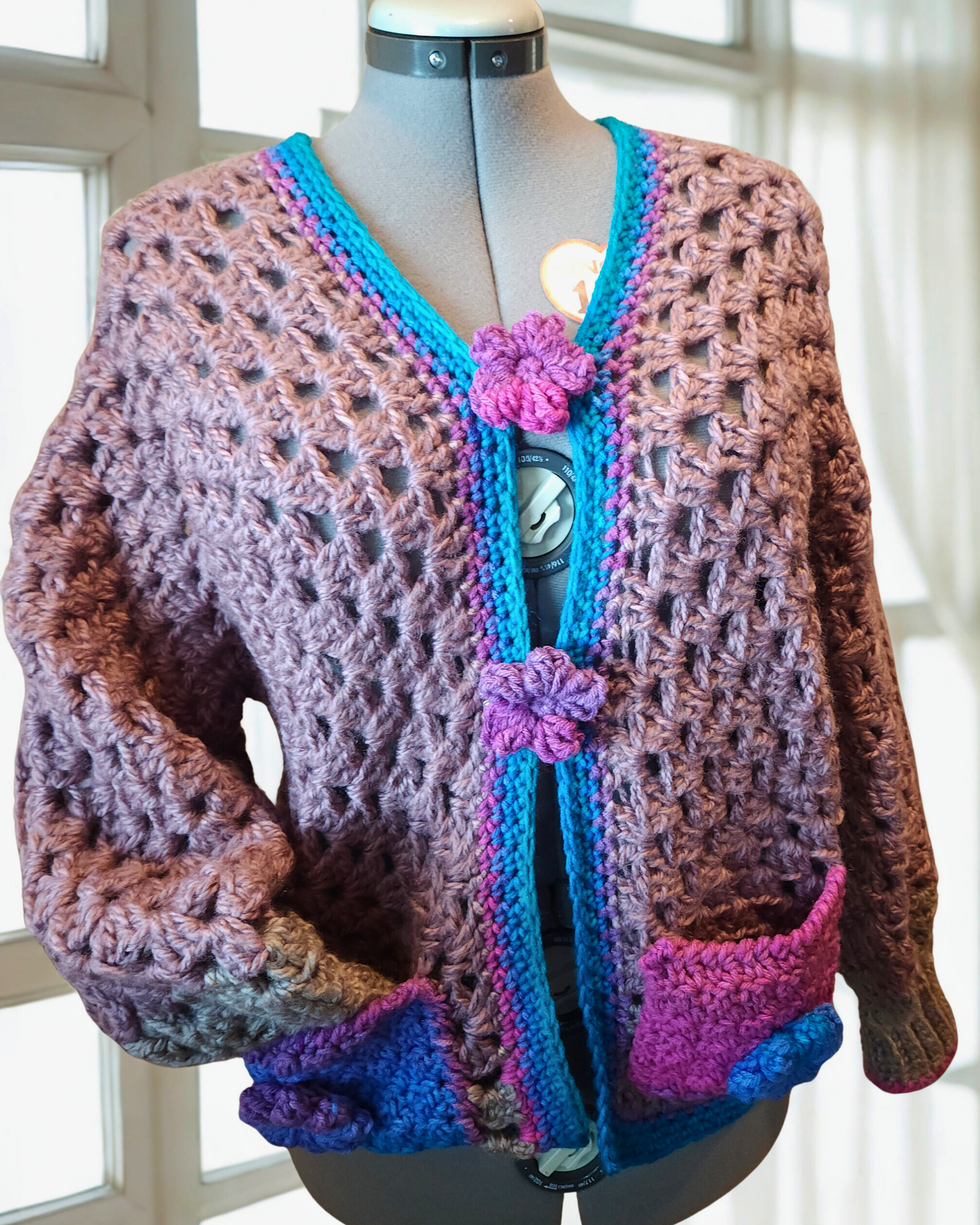 The Meadow Blossom Hexagon Cardigan