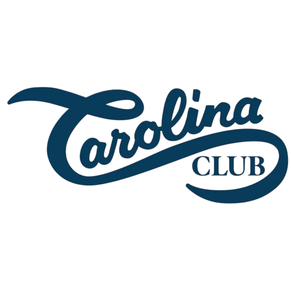 Logo of the Tarolina Club with stylized cursive text and a swoosh design.