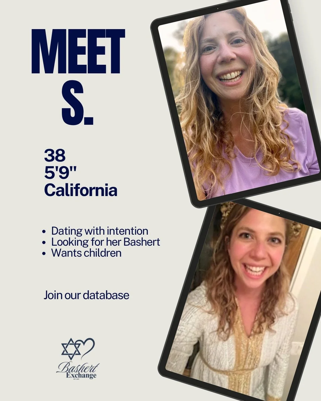 S. is warm, joyful, and genuinely one of those people who makes others feel comfortable the minute she walks into a room. She has a big smile, a loving nature, and a gift for bringing people together.

Community and connection are a huge part of her 