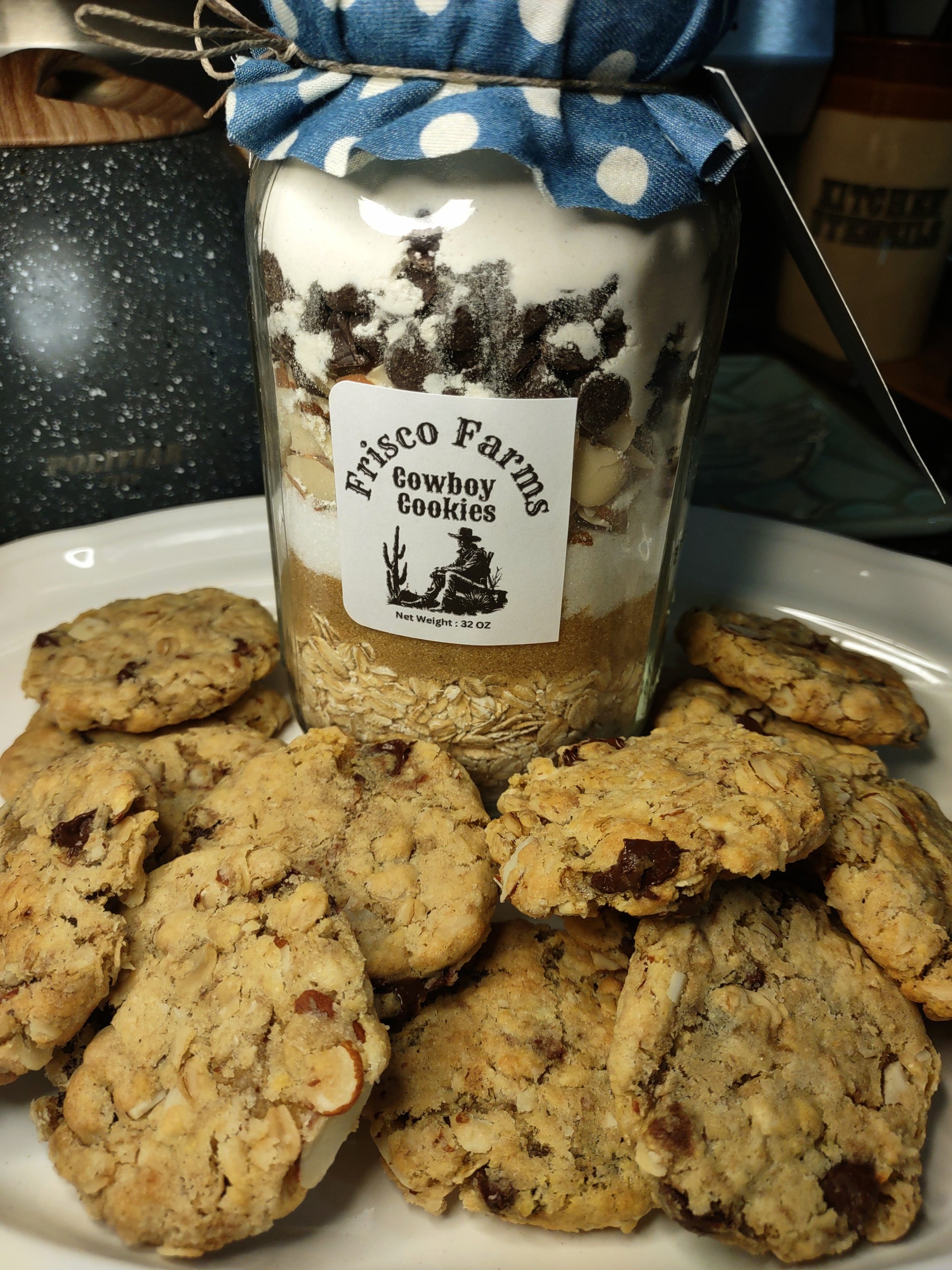 Cowboy Cookie Gift Jar