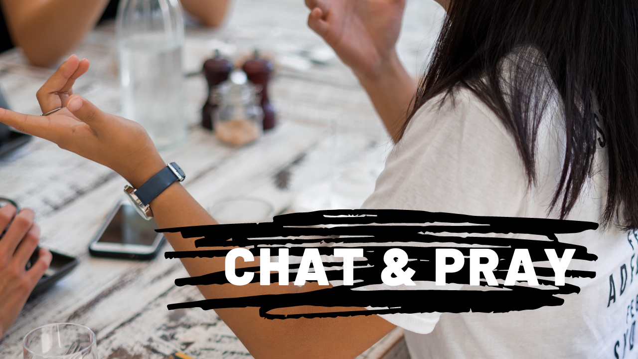 Opportunity for people to respond to the talk, hear from others, and contribute your own perspective in an honest, friendly, and open environment.Opportunity to give and receive prayer.