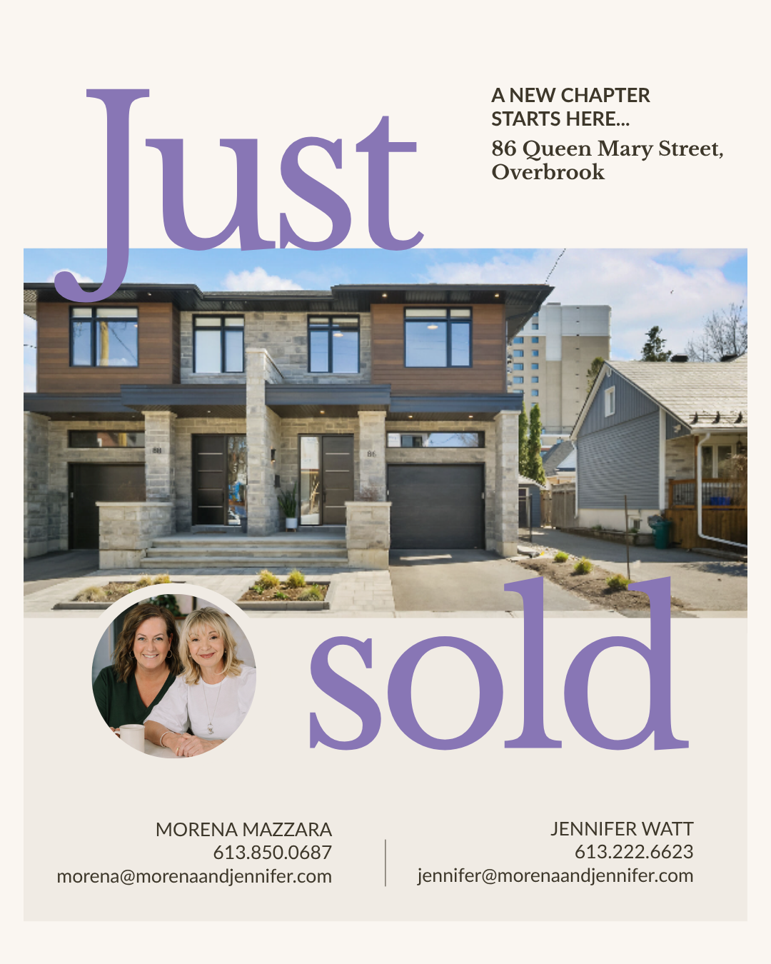 SOLD - 86 Queen Mary