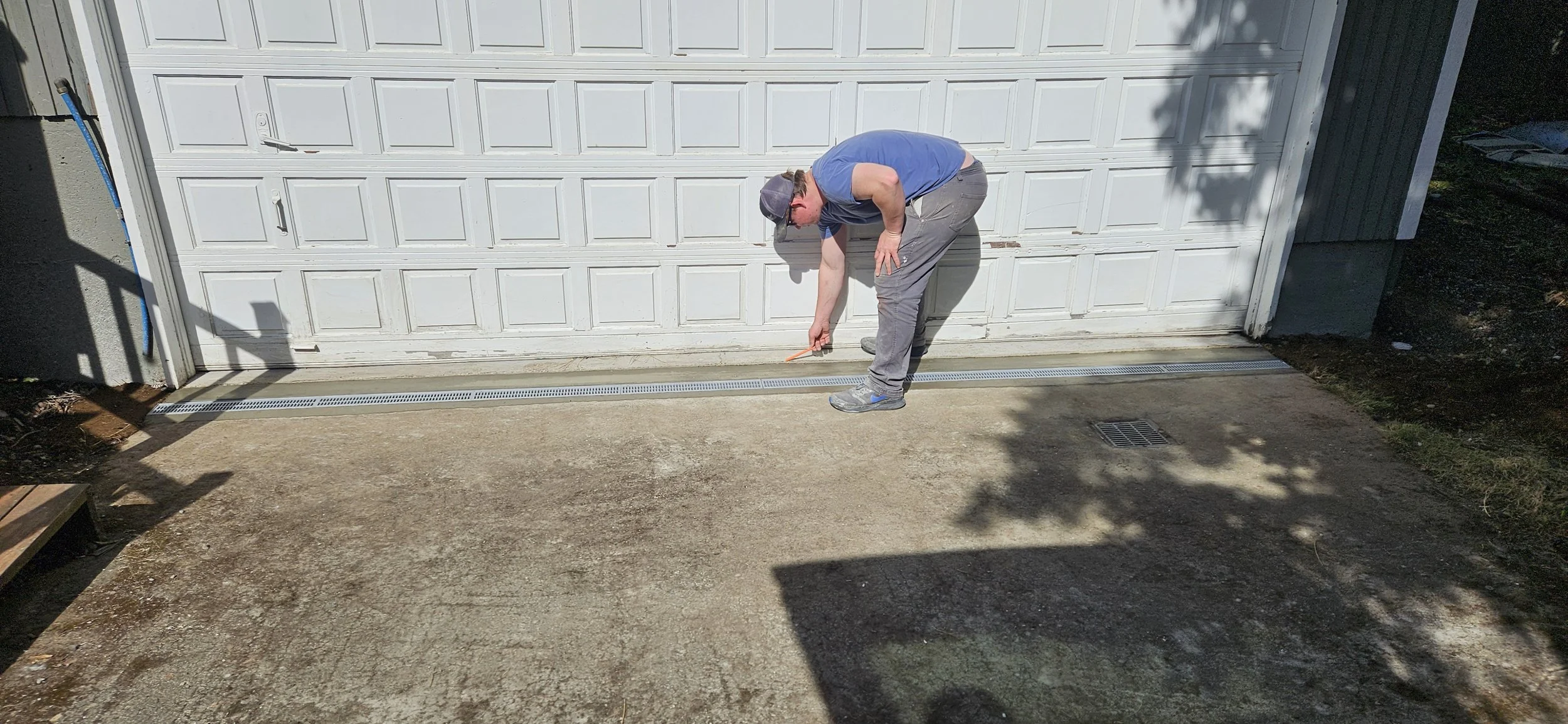 Channel Drain Install