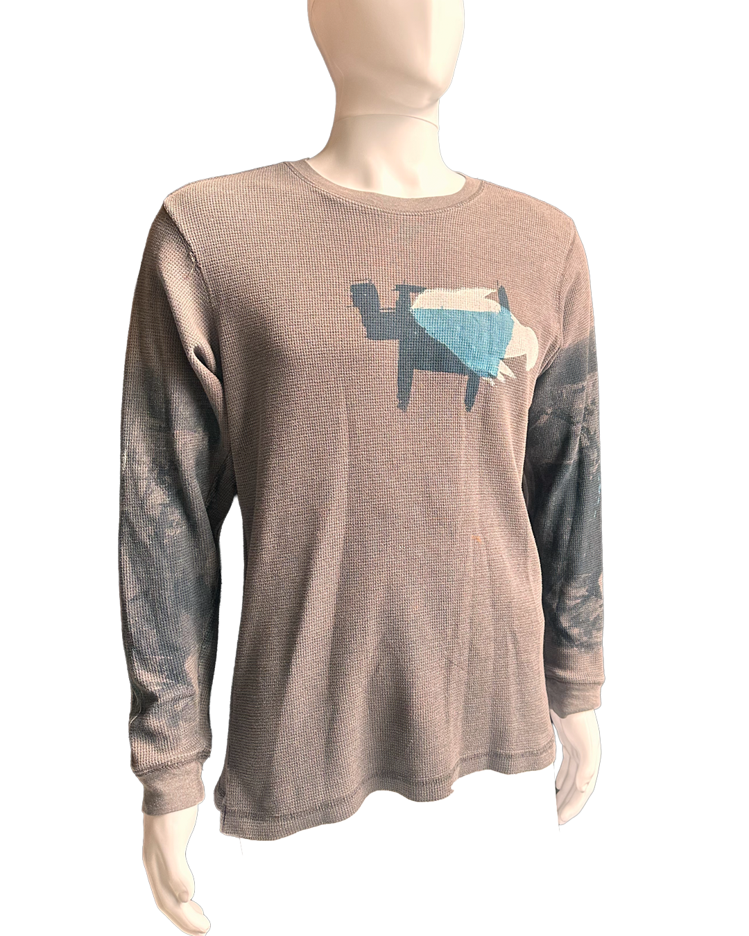 Navy/White on Grey Thermal