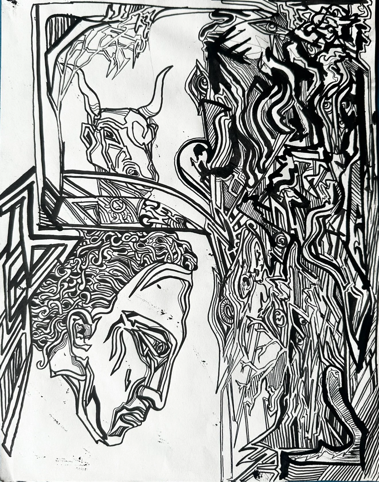 The man and the Labyrinth