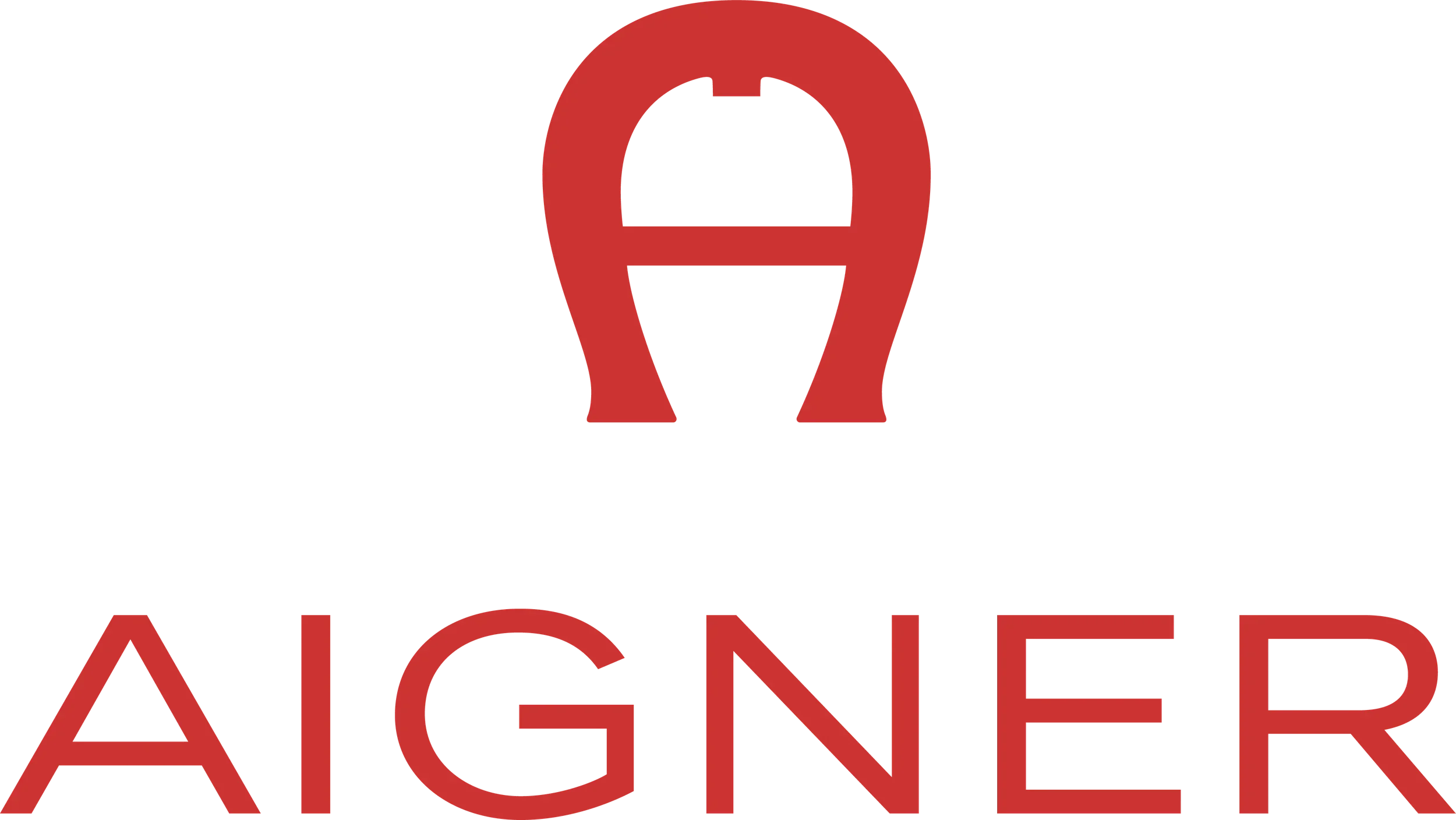 Logo with a red location pin icon above the words 'AI GNER' in red capital letters.