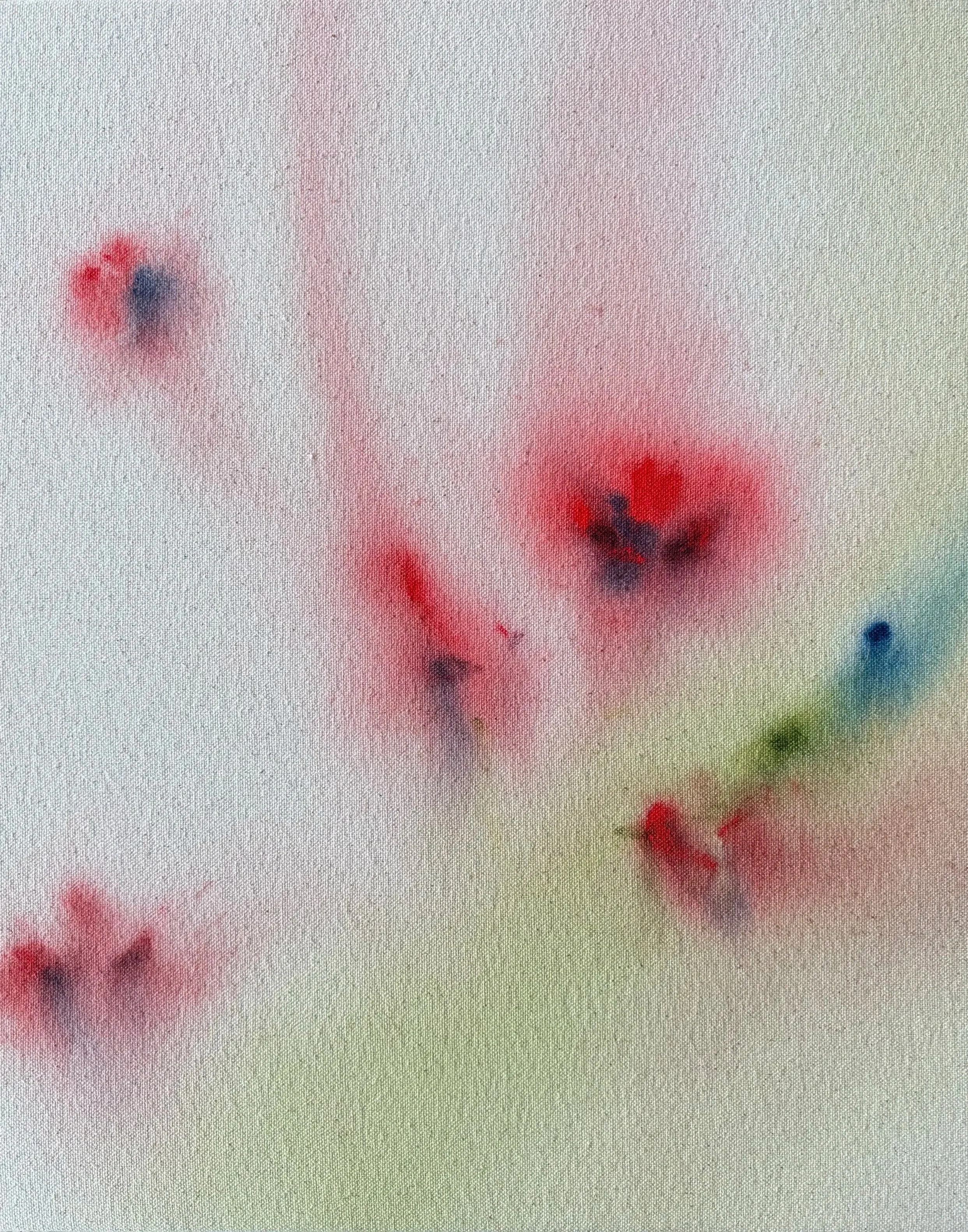 "Lilith," acrylic on raw canvas, 12 x 15 in, unavailable