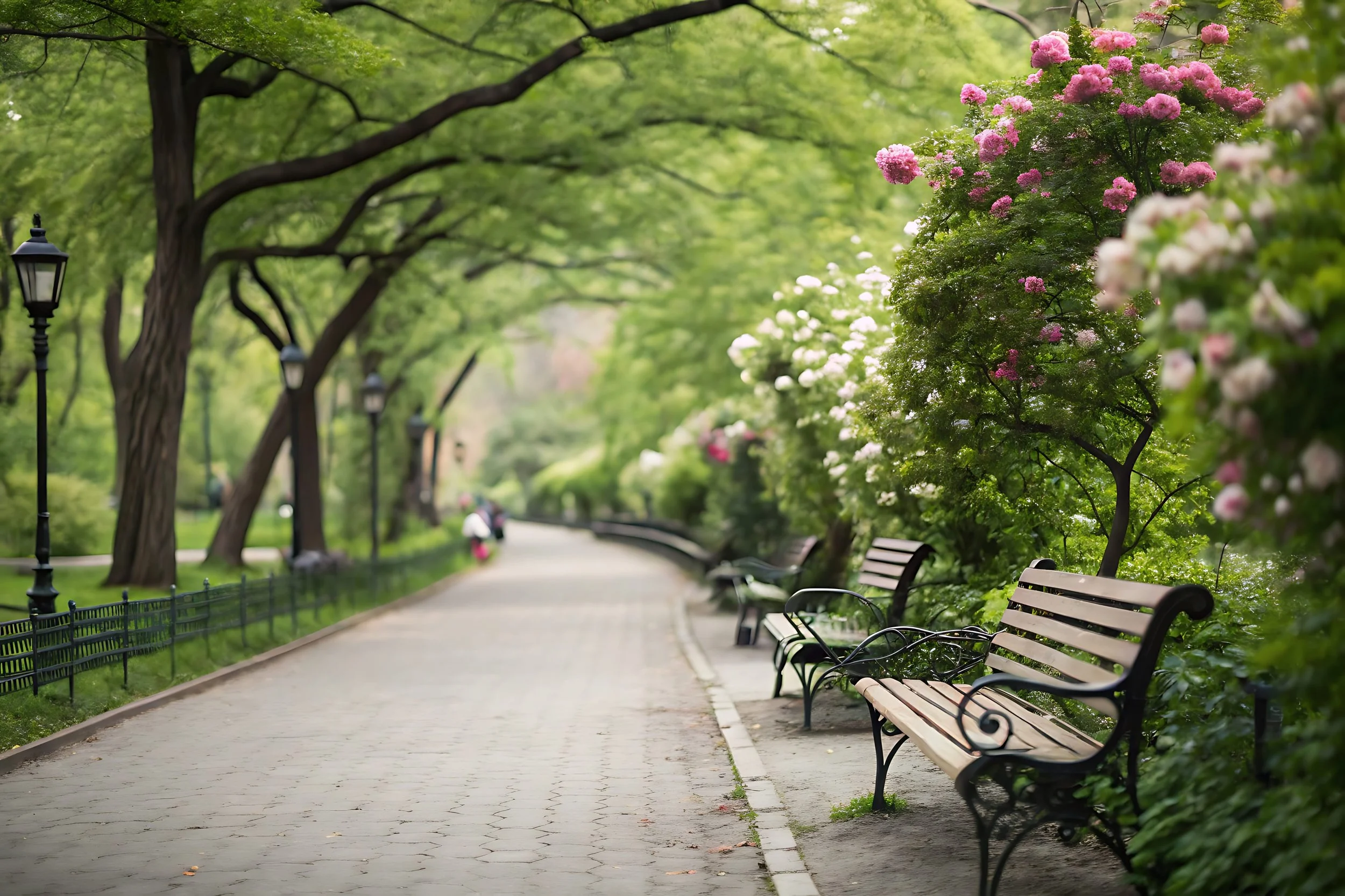 Central park next to Black woman therapy office in New York City