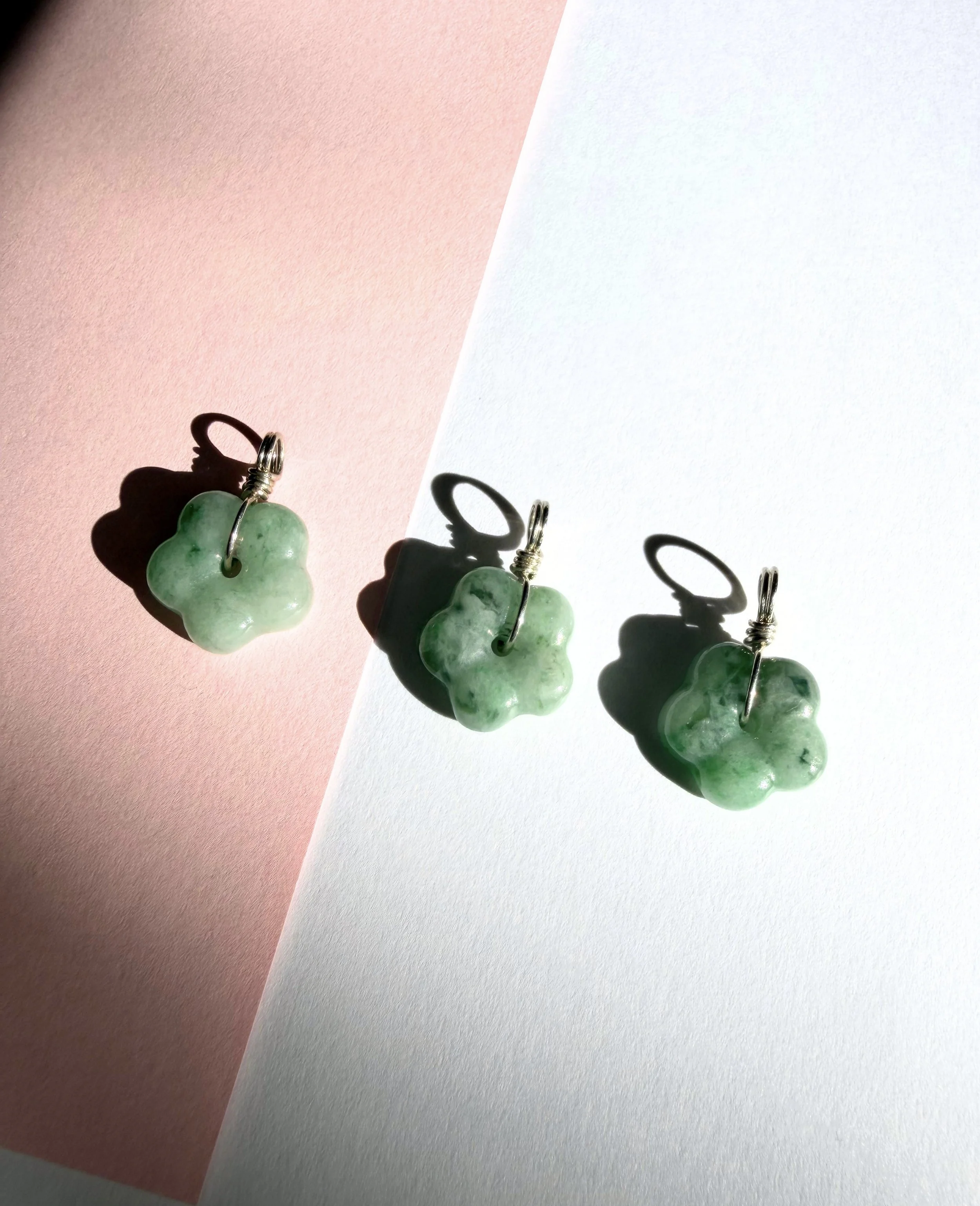 Puffy Mochi Flower SS925 Charm