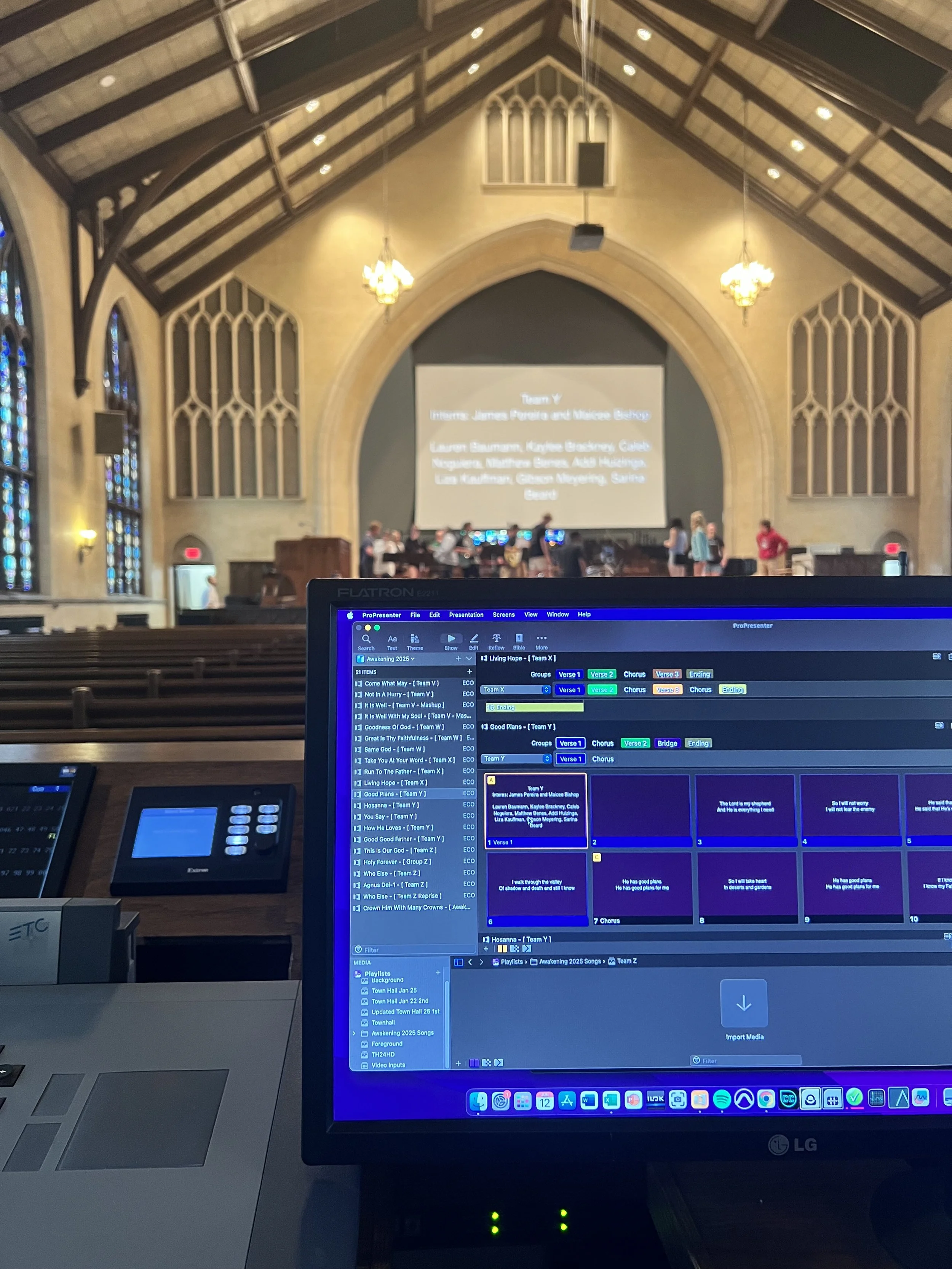 Hope College Awakening Worship Arts Summer Camp (2025). Head of tech services for final performance day.