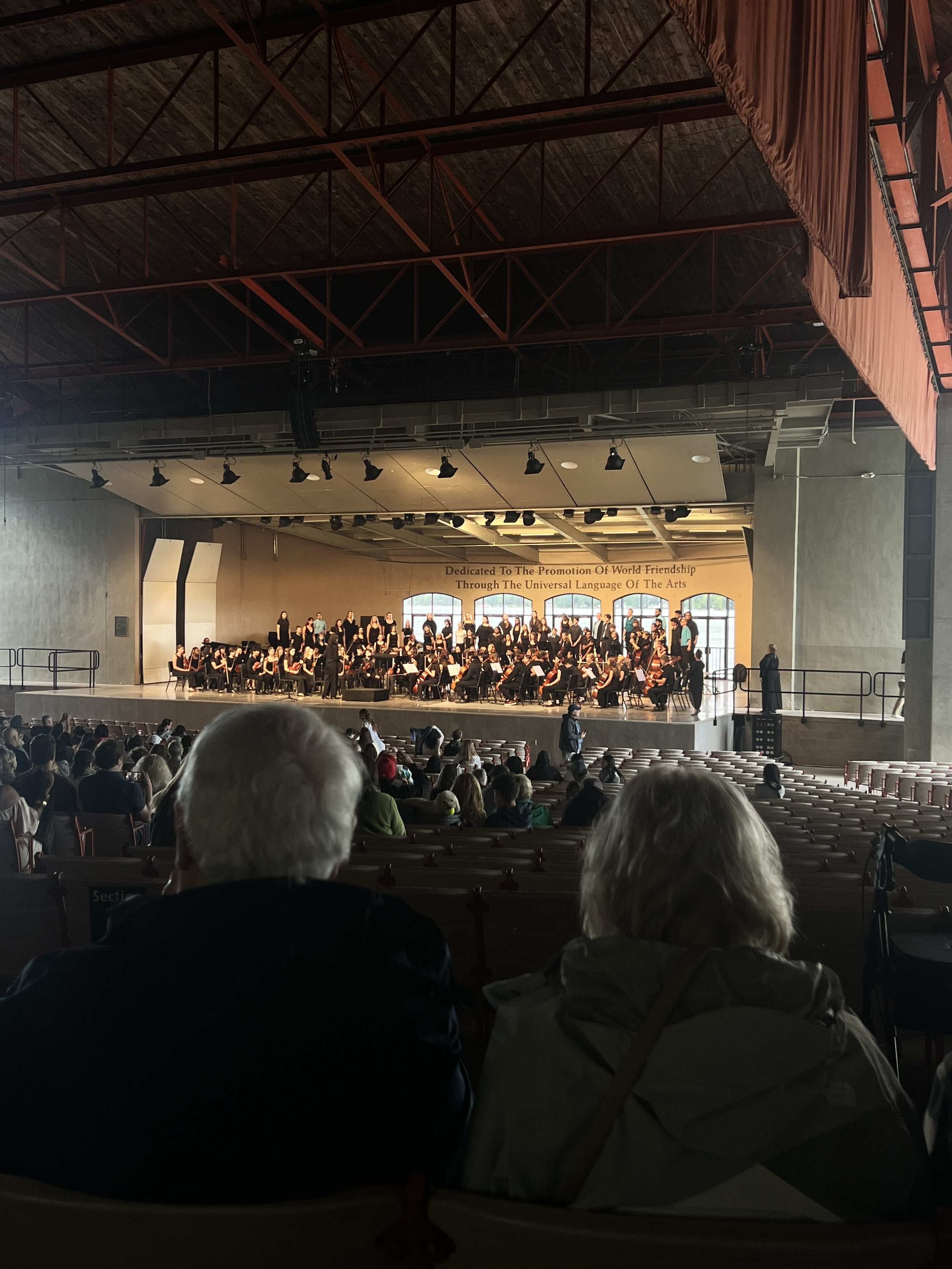 Skyline Orchestra Camp 2026: Orchestra performance in Kresge Auditorium