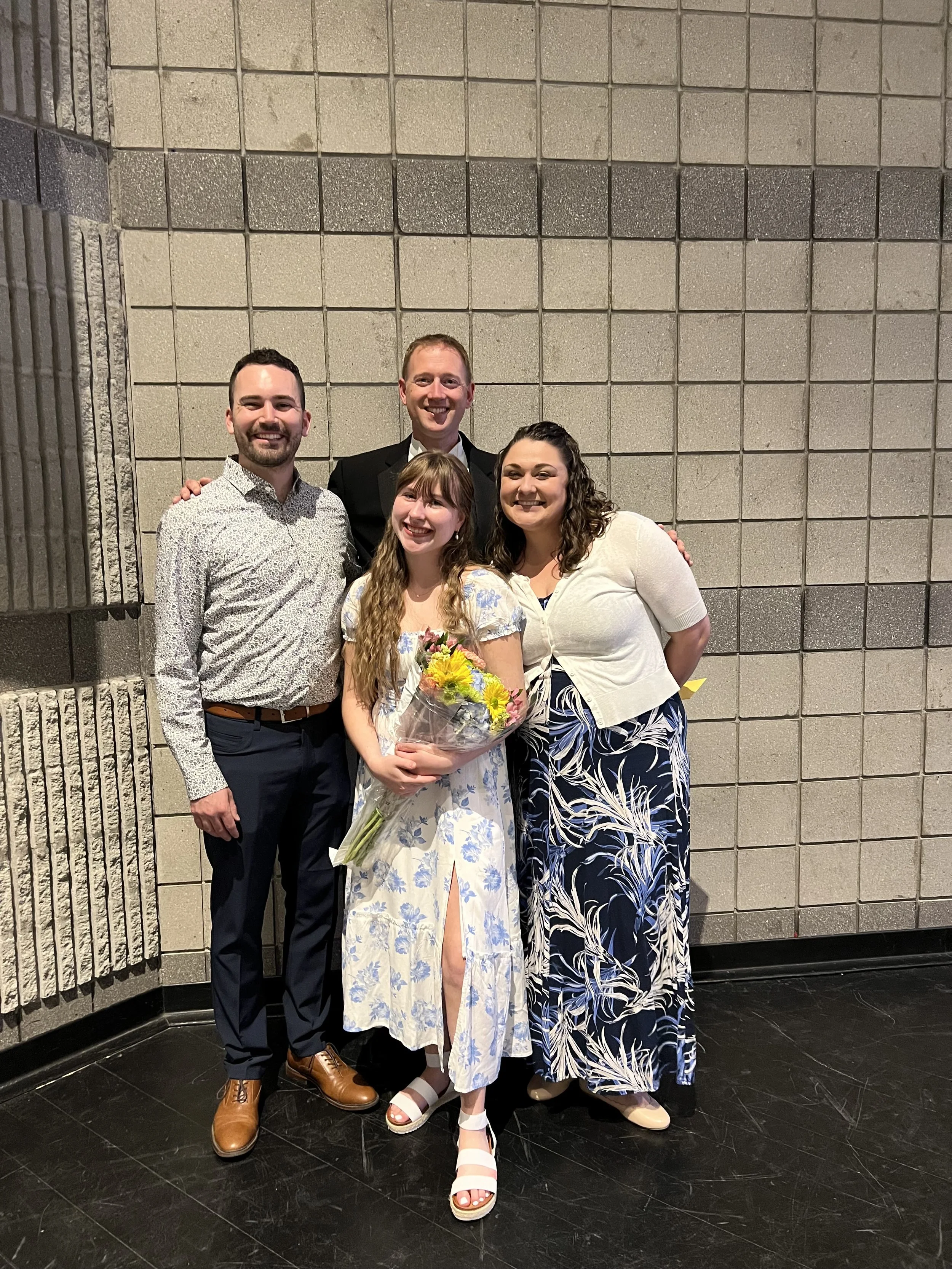 Senior year of high school final concert.