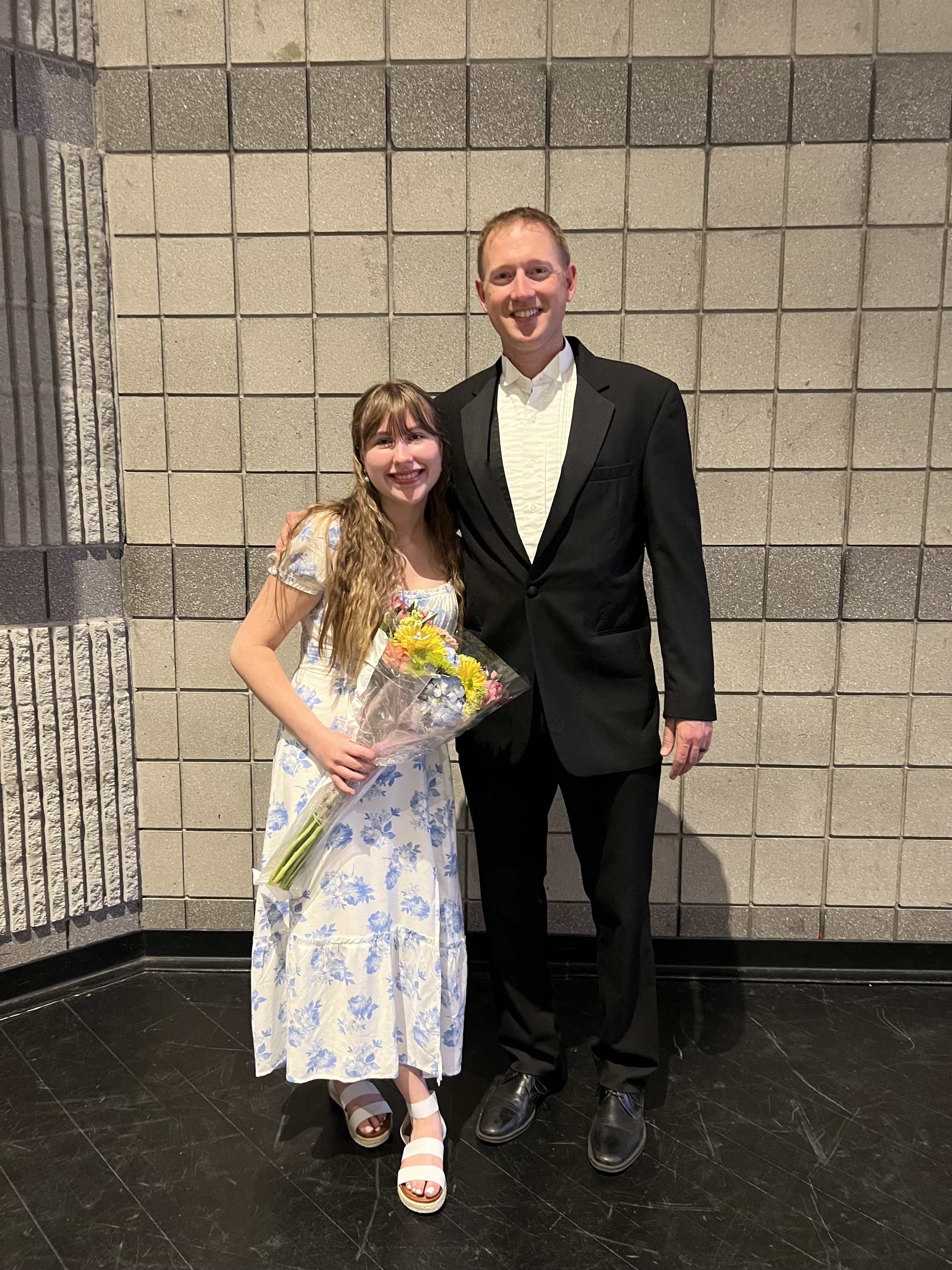 Senior year of high school final concert.