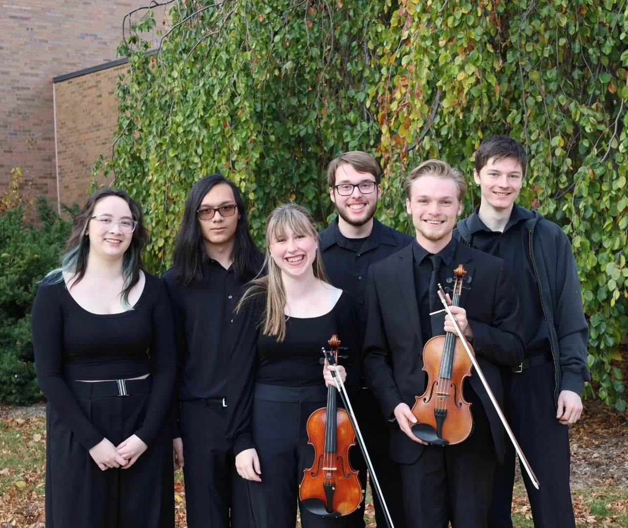 WMU freshman year orchestra performance in the University Symphony Orchestra.