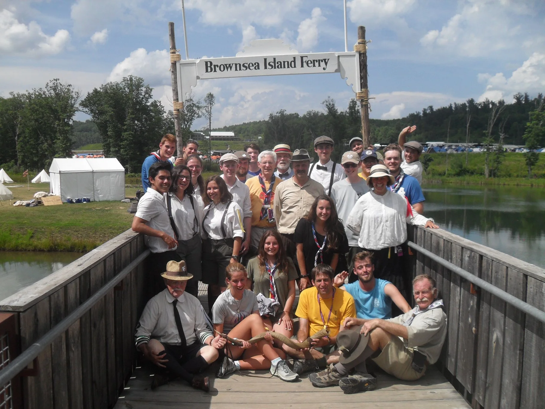 Baden-Powell and Aides to Scouting
