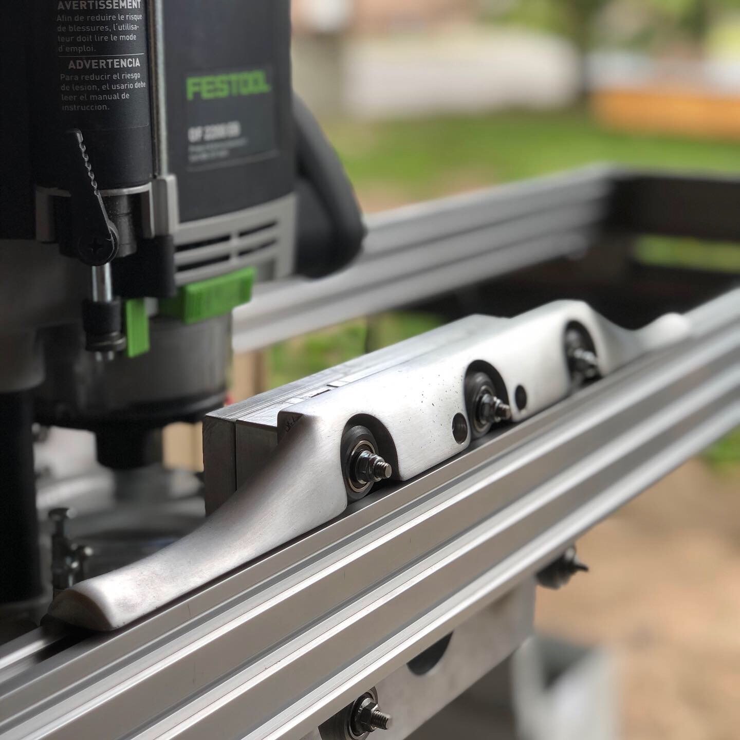 cast aluminum router table handle