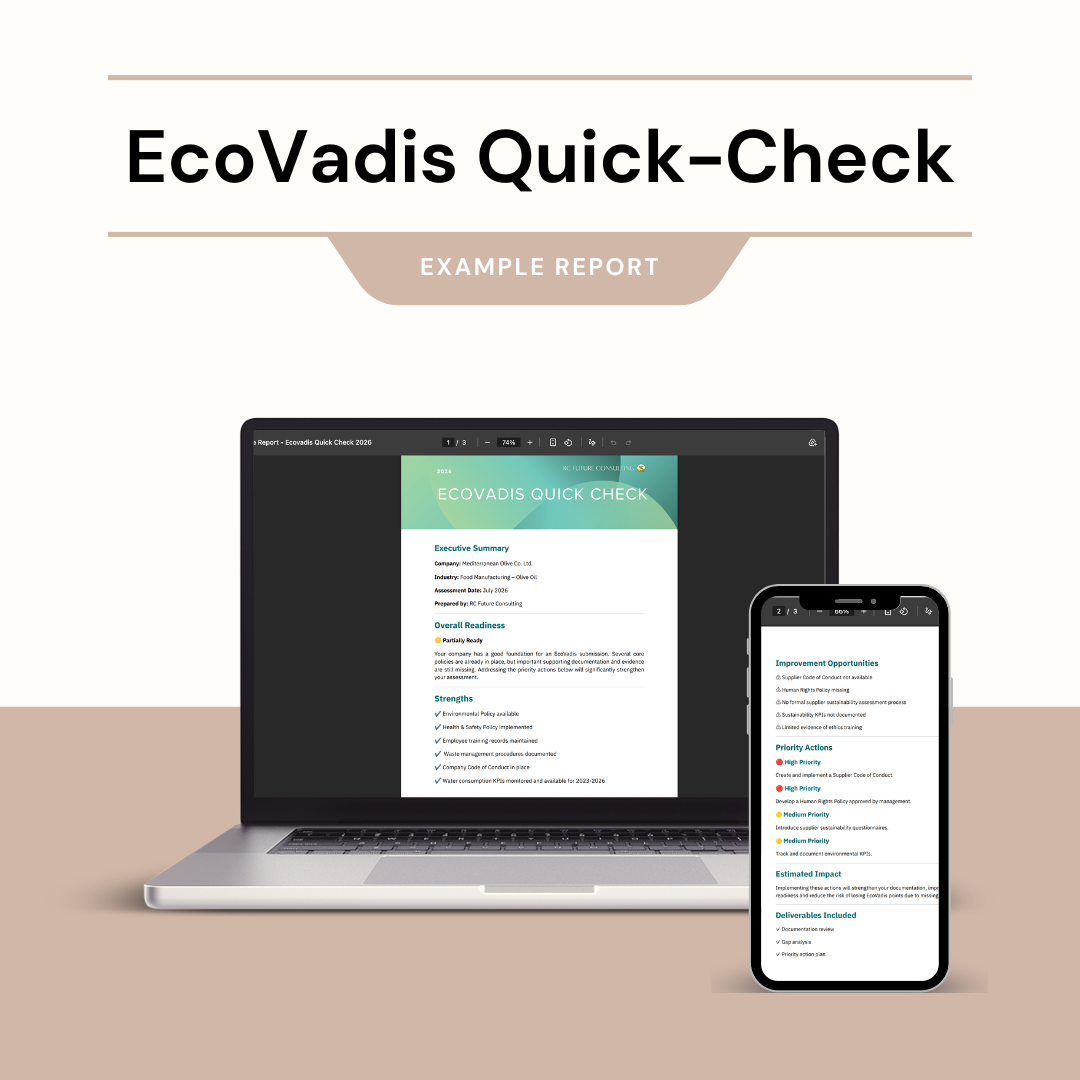 EcoVadis Quick Check