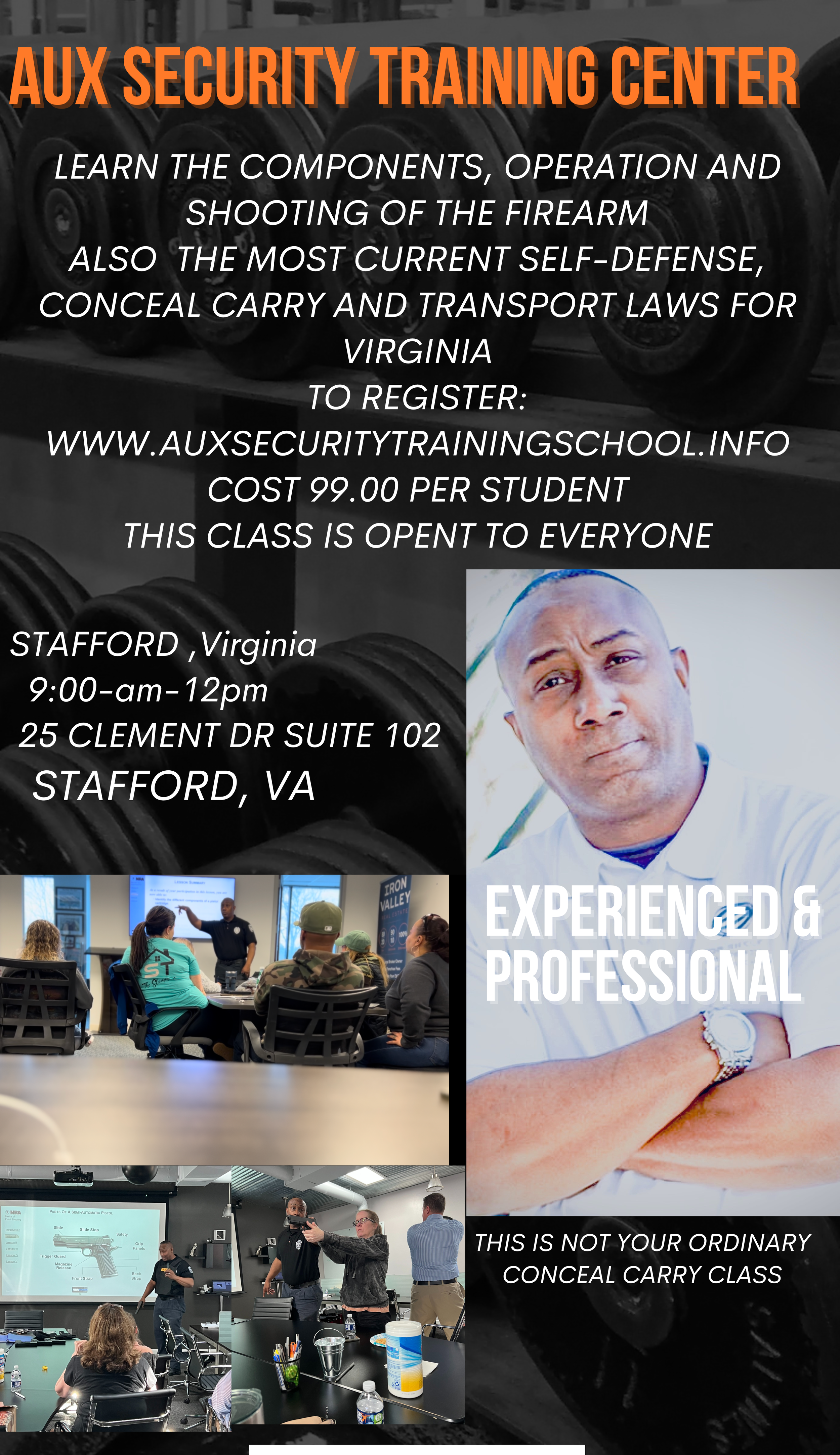 FIREARM CONCEAL CARRY CLASS