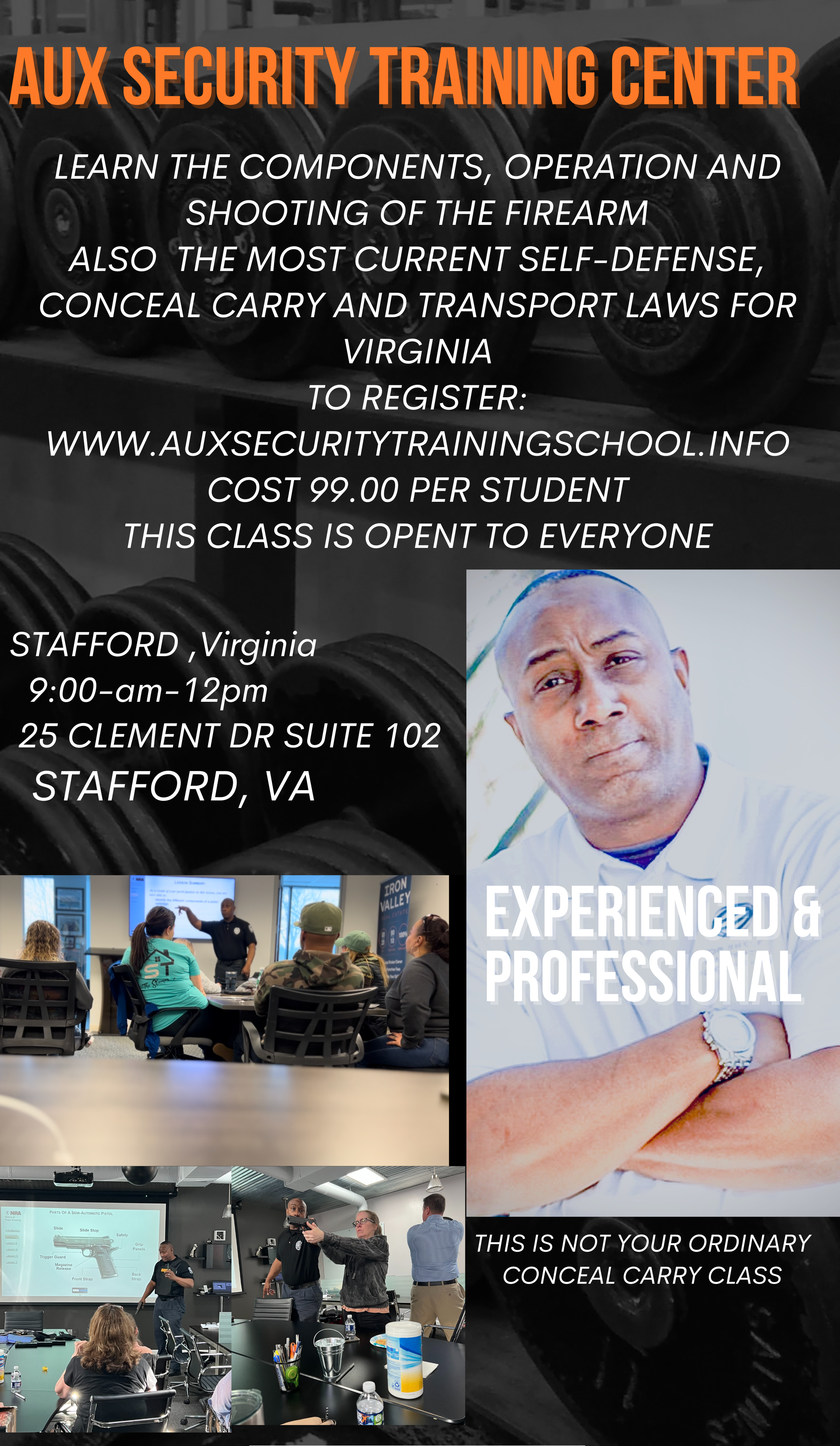 FIREARM CONCEAL CARRY CLASS 