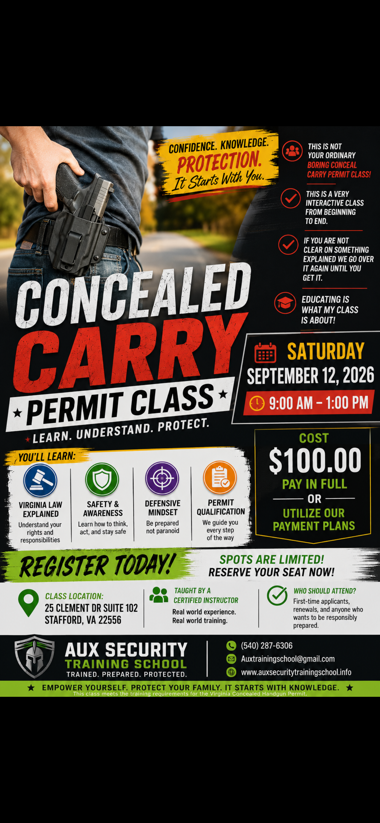 Conceal Carry Permit Class