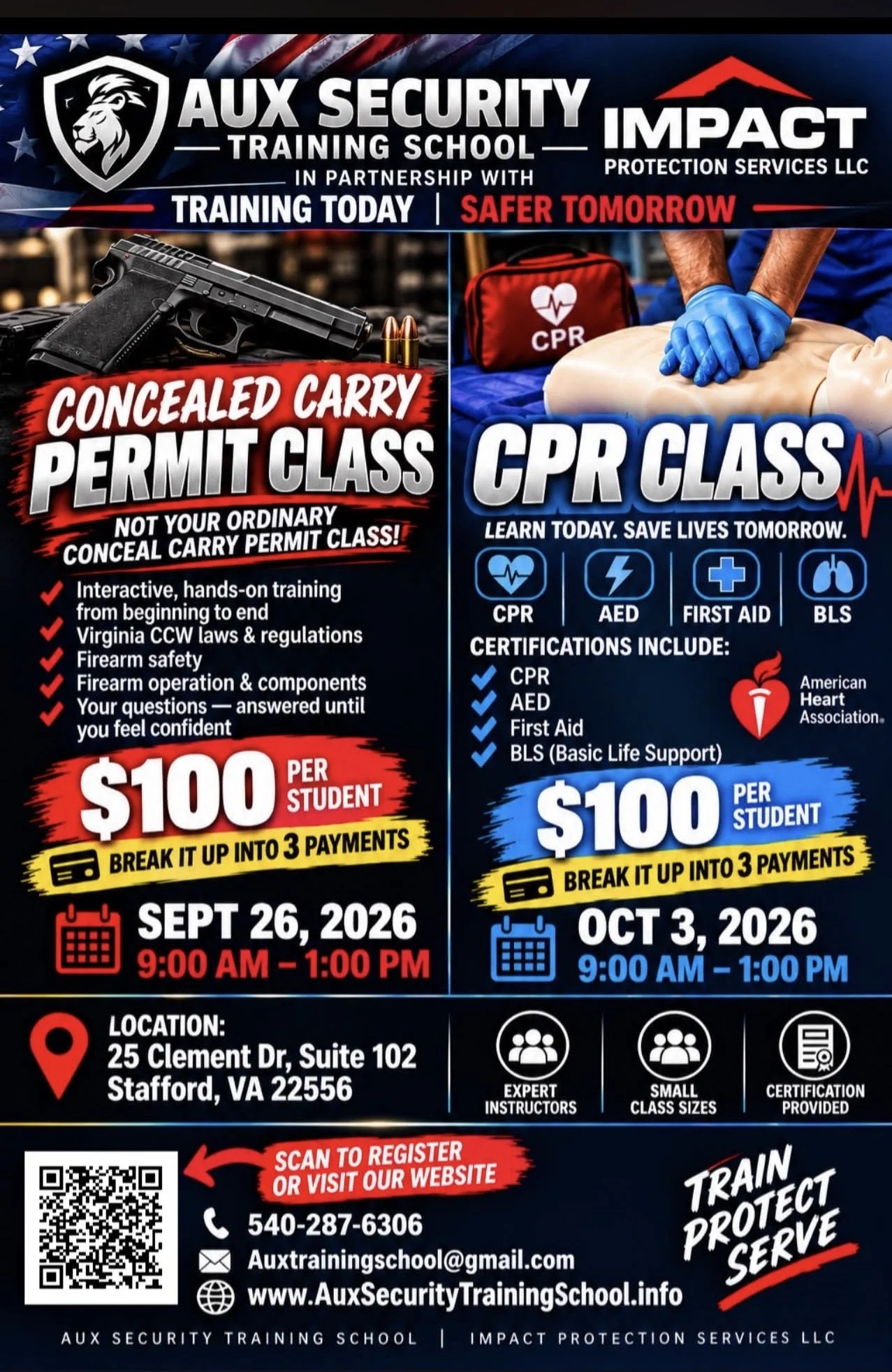 CPR certification class