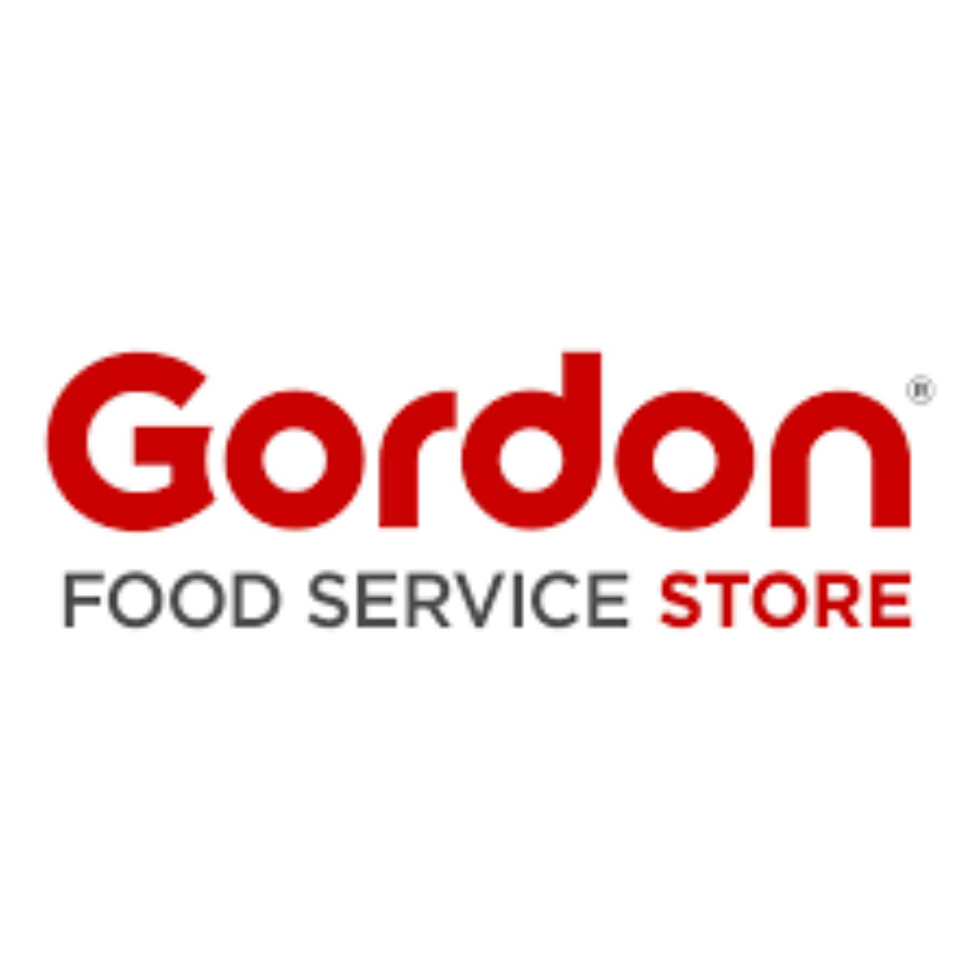 Close-up view of a sign with the word 'Gordon's' in large red letters, indicating a food service stop.