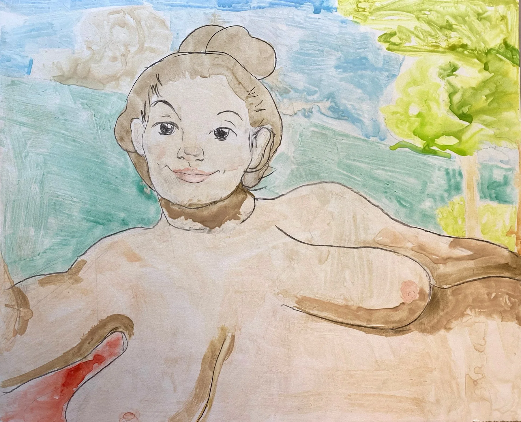 Garden Afternoon, 2022

Unique monoprint on paper