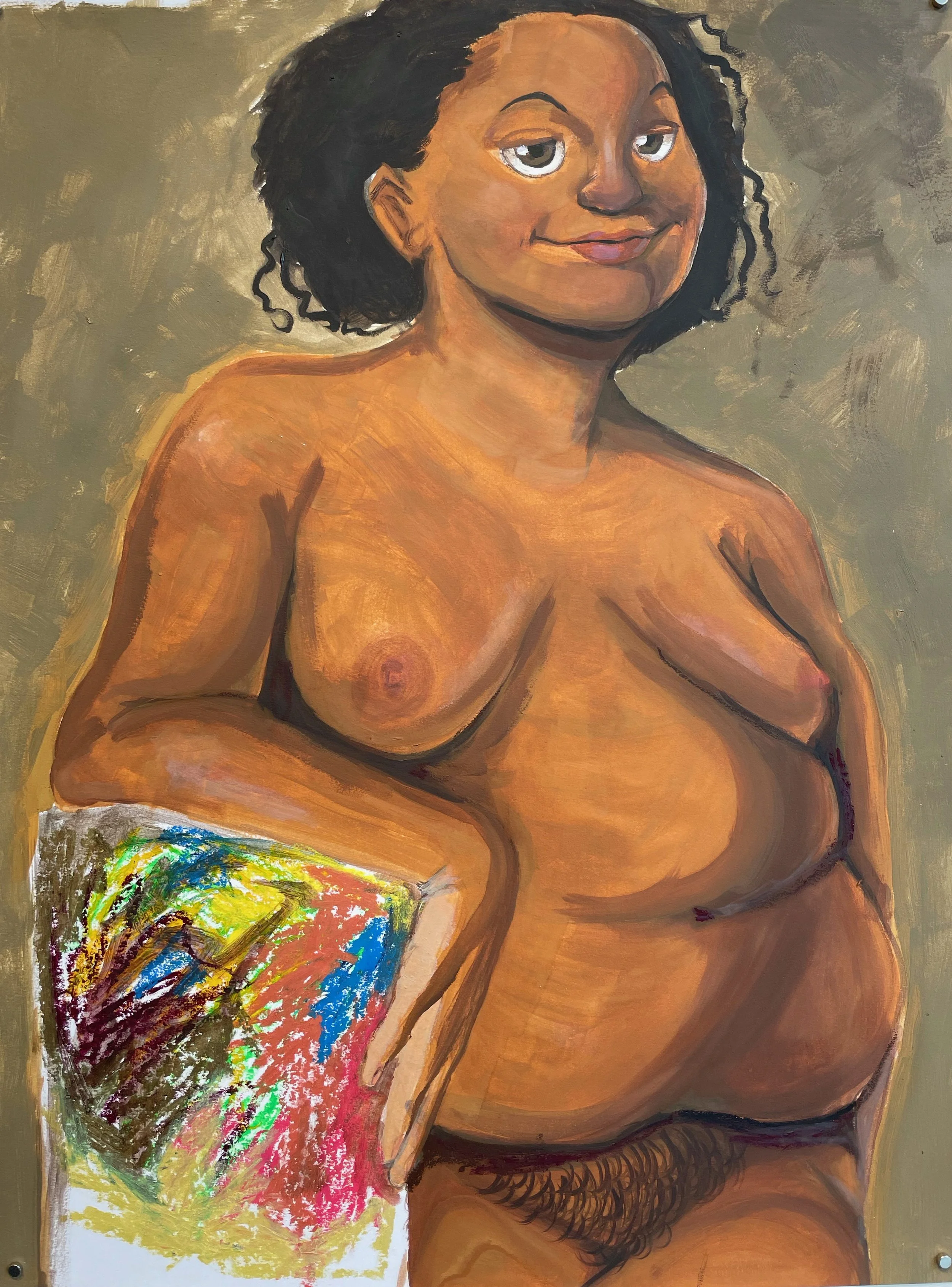 World Renowned Artist, 2021

Mixed media on paper
18" x 24" in