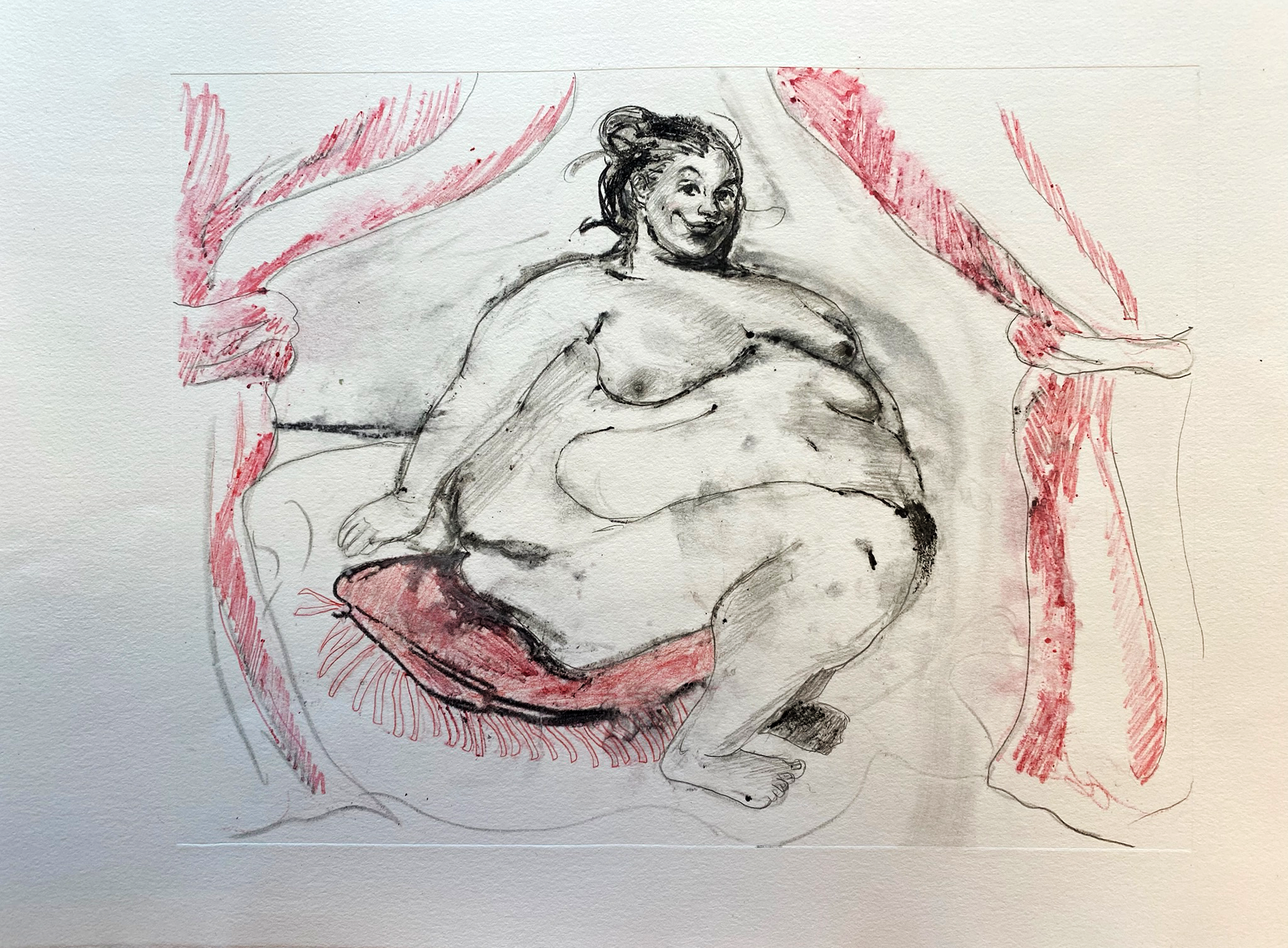 Floor Cushion Lounge, 2022

Unique monoprint on paper