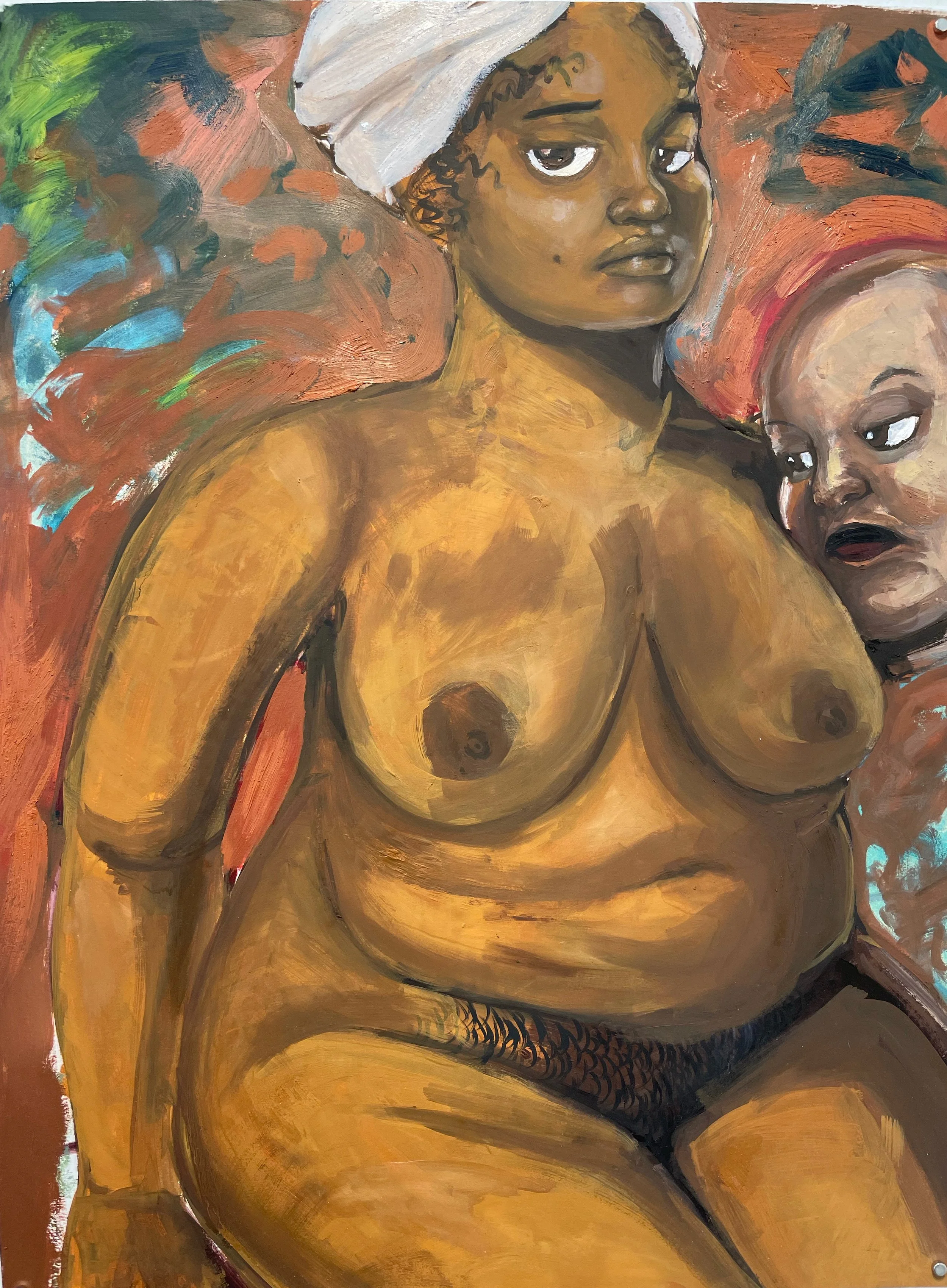 Me and Some Men: Sucking Me Dry, 2021

Mixed media on paper
18" x 24" in