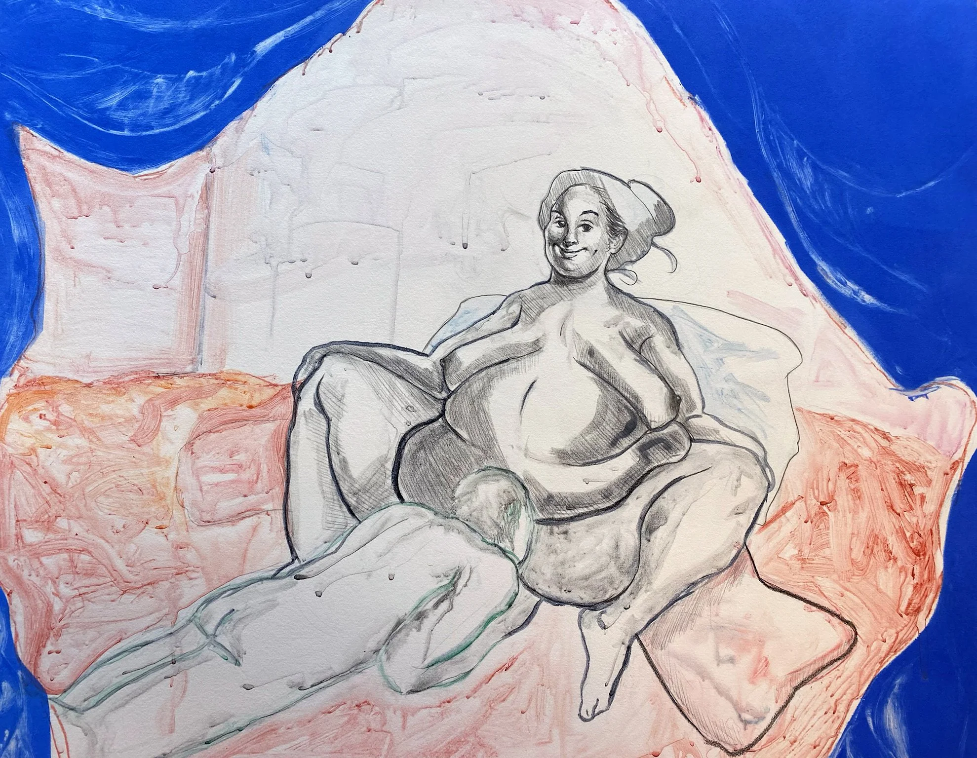 Faceplant, 2022

Unique monoprint on paper