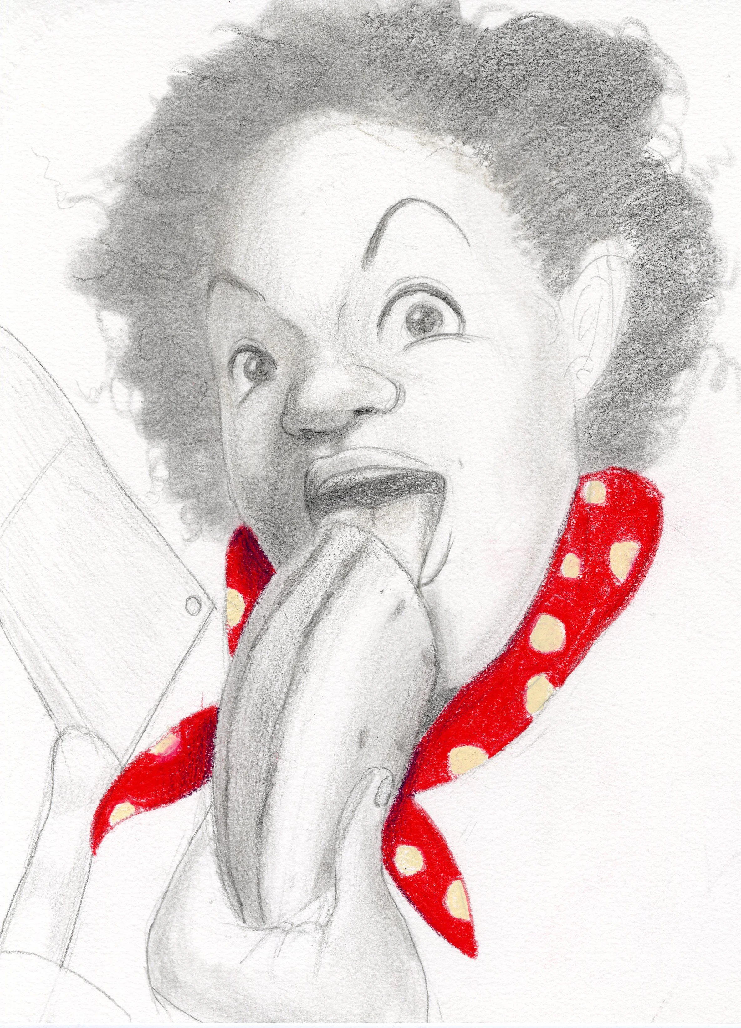 Watermelon & Axe, 2023

Graphite  and colored pencil on paper
8.5" x 11"