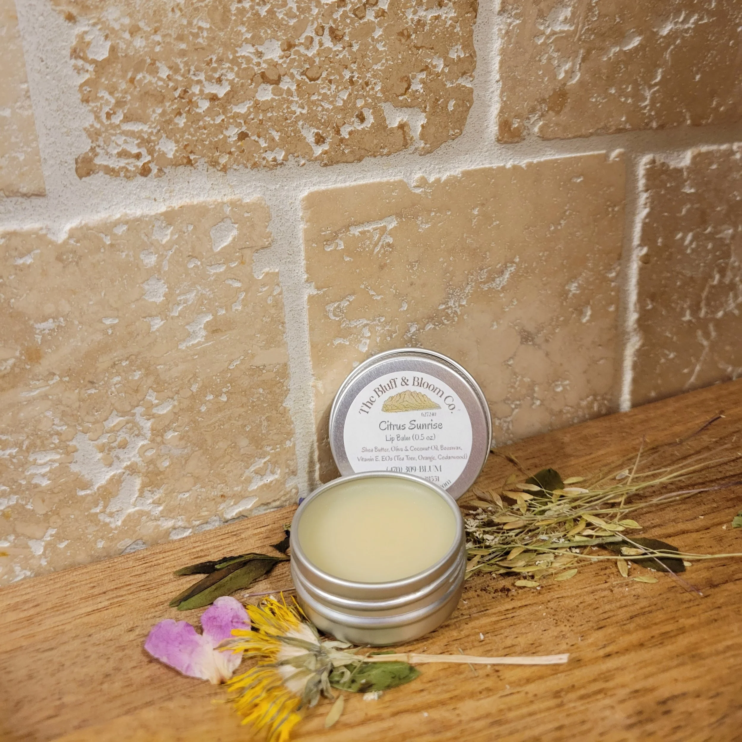 Citrus Sunrise Lip Balm (Tea Tree + Orange + Cedarwood)