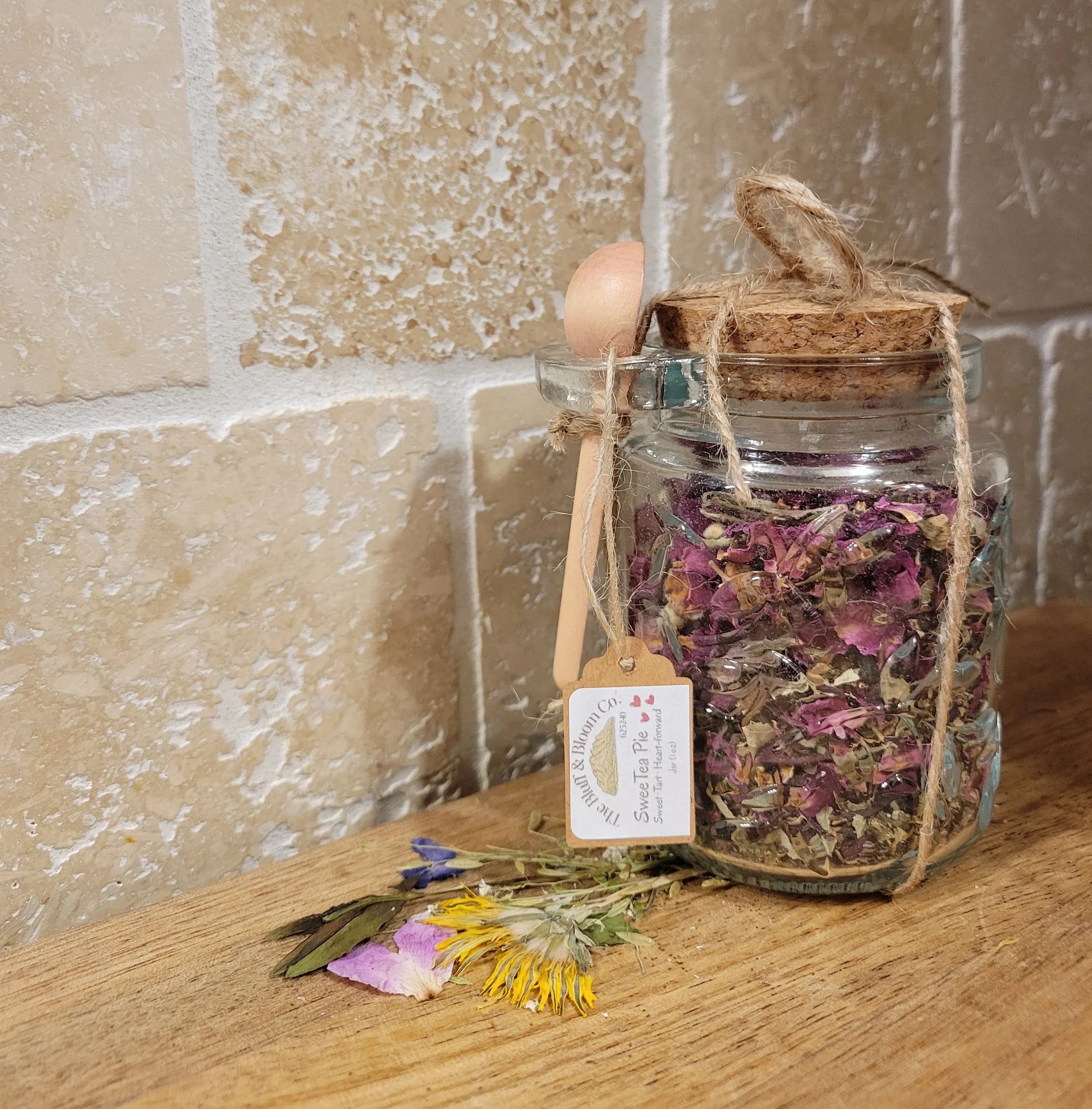 Herbal Tea Apothecary Jar
