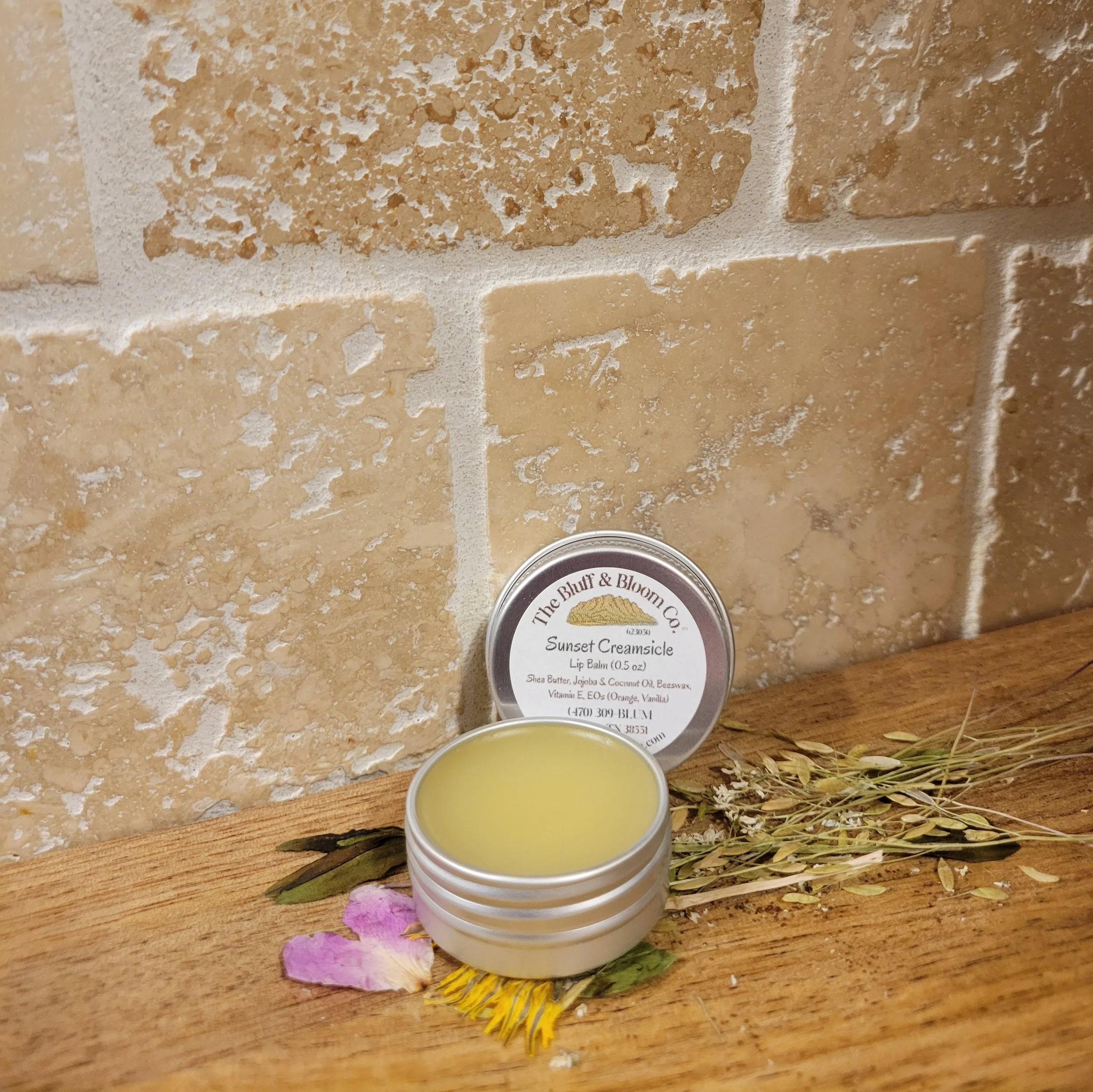 Sunset Creamsicle Lip Balm (Orange + Vanilla)