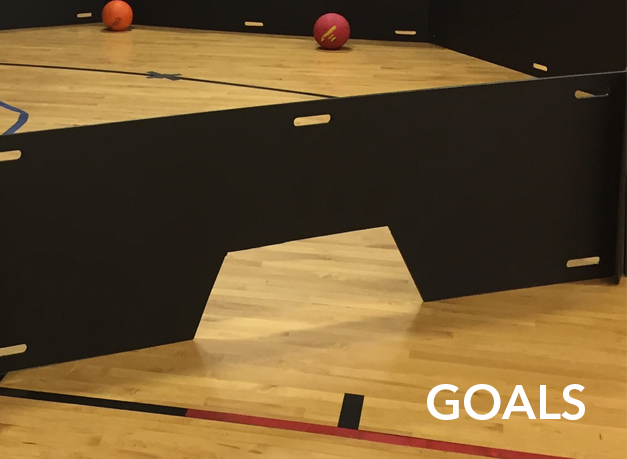 GagaXP panels used in a goals configuration