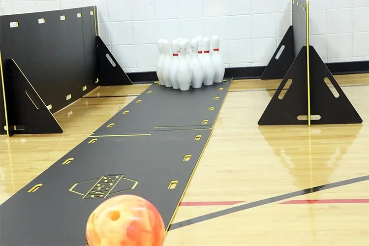New Lay Flat Bowling: Transform your GagaXP system into a bowling challenge with built-in scoring zones for skill development, friendly competition, and active fun.

