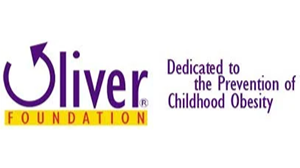 Logo for Oliver Foundation emphasizing dedication to preventing childhood obesity