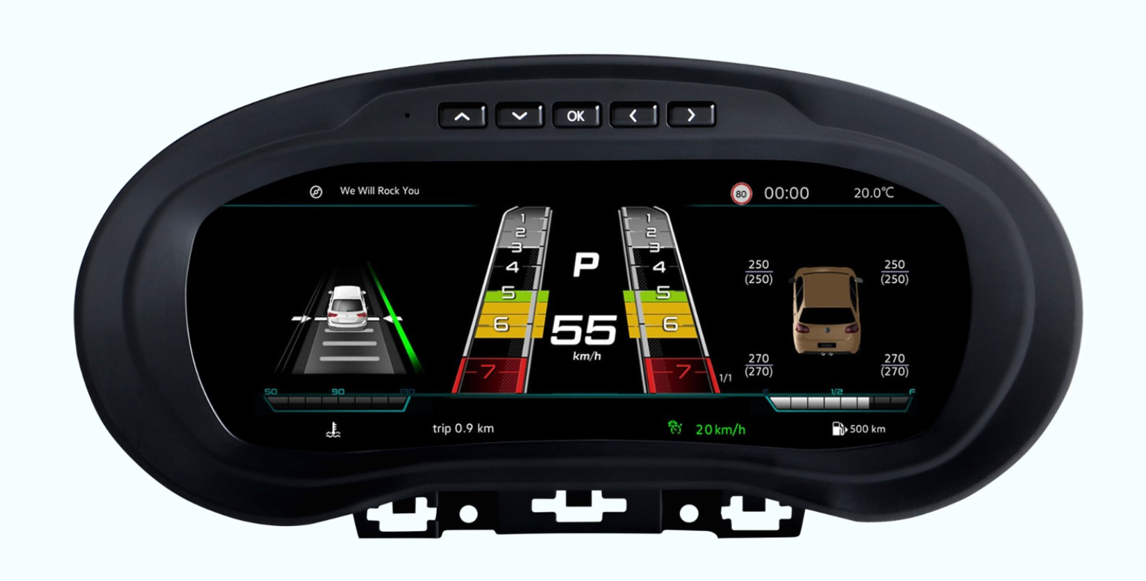 Volkswagen Polo (2012-2018) Digital Dashboard