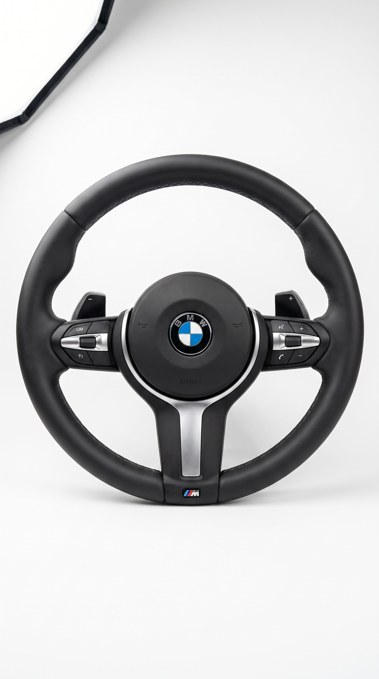 BMW M-Sport Factory-Style Steering Wheel with Paddle Shifts (Style 3)
