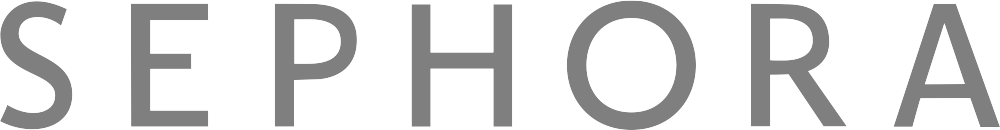 Sephora logo in black text on a white background.