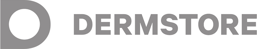 Dermstore logo consisting of a black circle with a white inner circle and the word "DERMSTORE" in capital letters.
