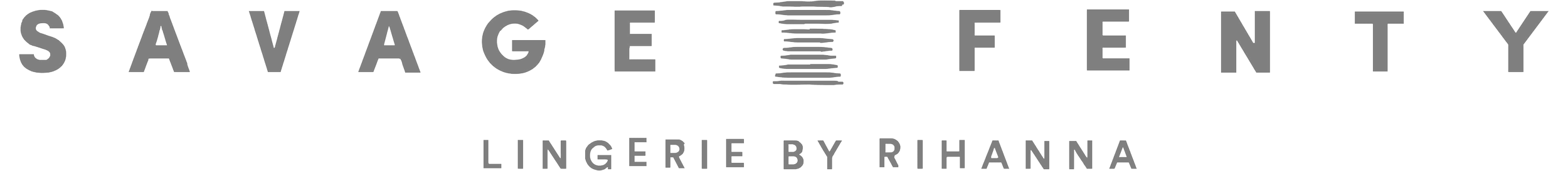 Savage X Fenty logo, lingerie brand by Rihanna.