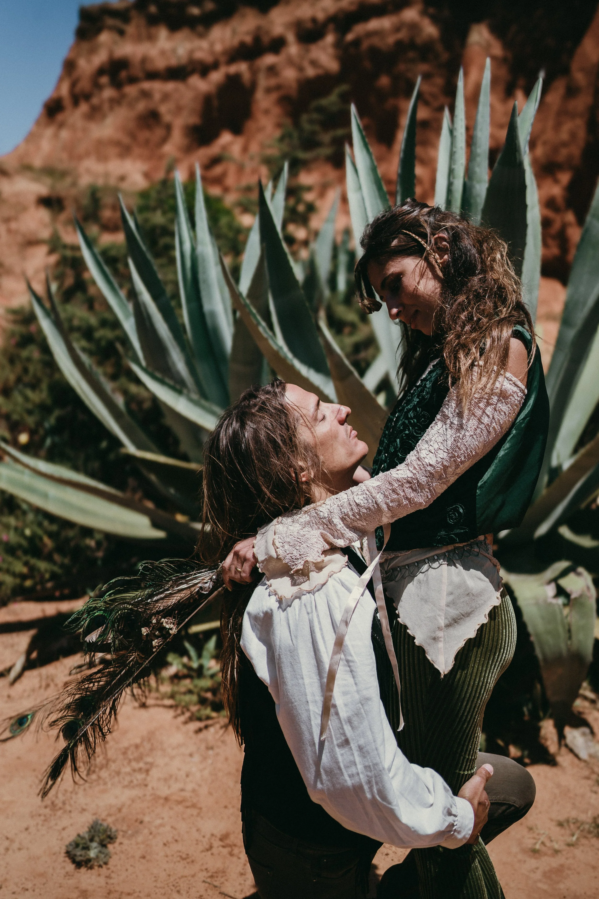 Ceremony of an elopement happening in Ericeira