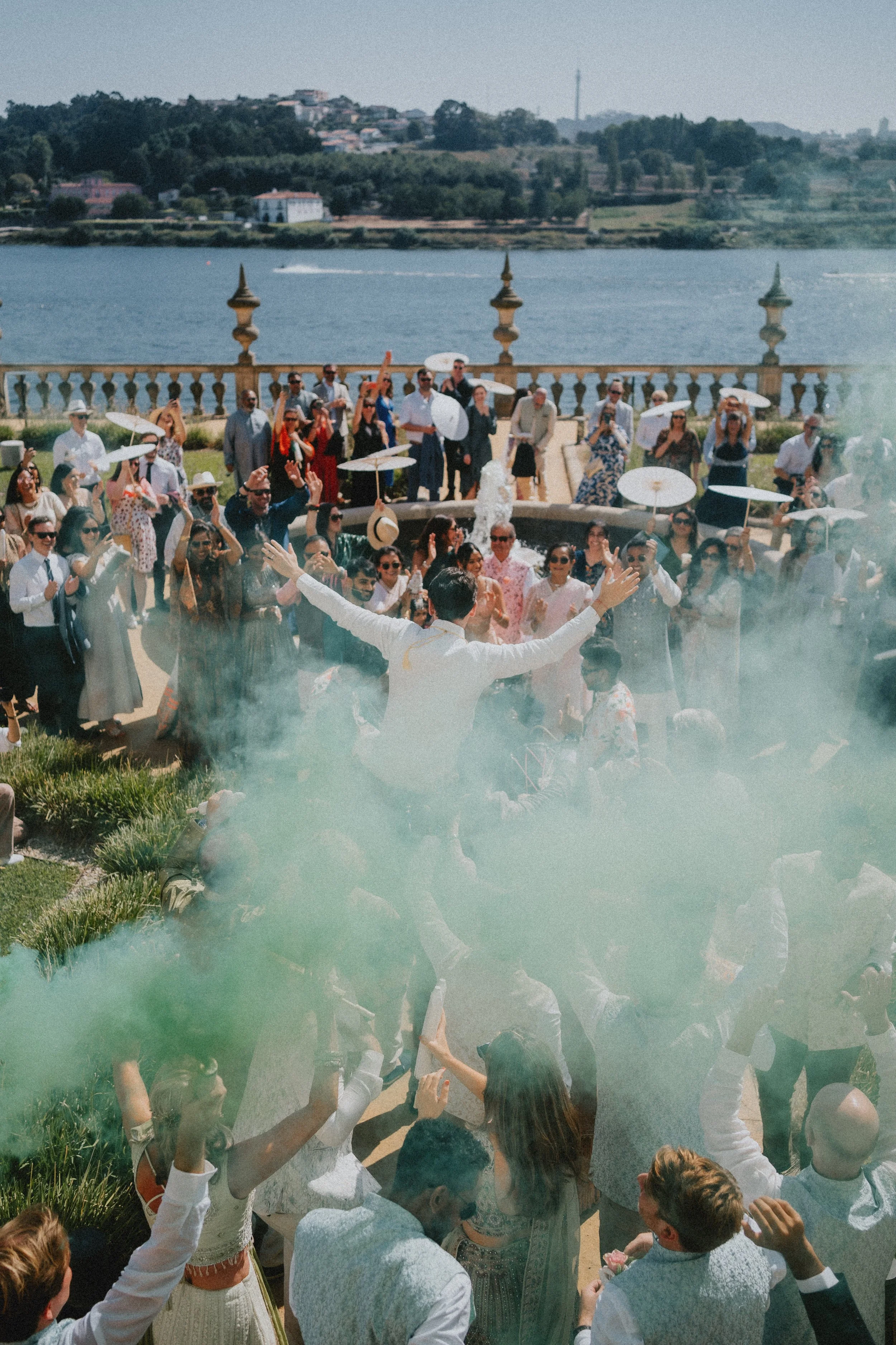 Hindu wedding celebration in Porto, Portugal