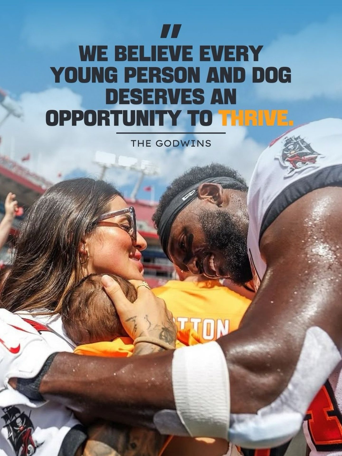 Every foundation starts somewhere. Team Godwin Foundation started with a shared belief that we have a responsibility to show up for others. 

We dream of a Tampa where no dog is written off because of a medical bill and no young person is left withou